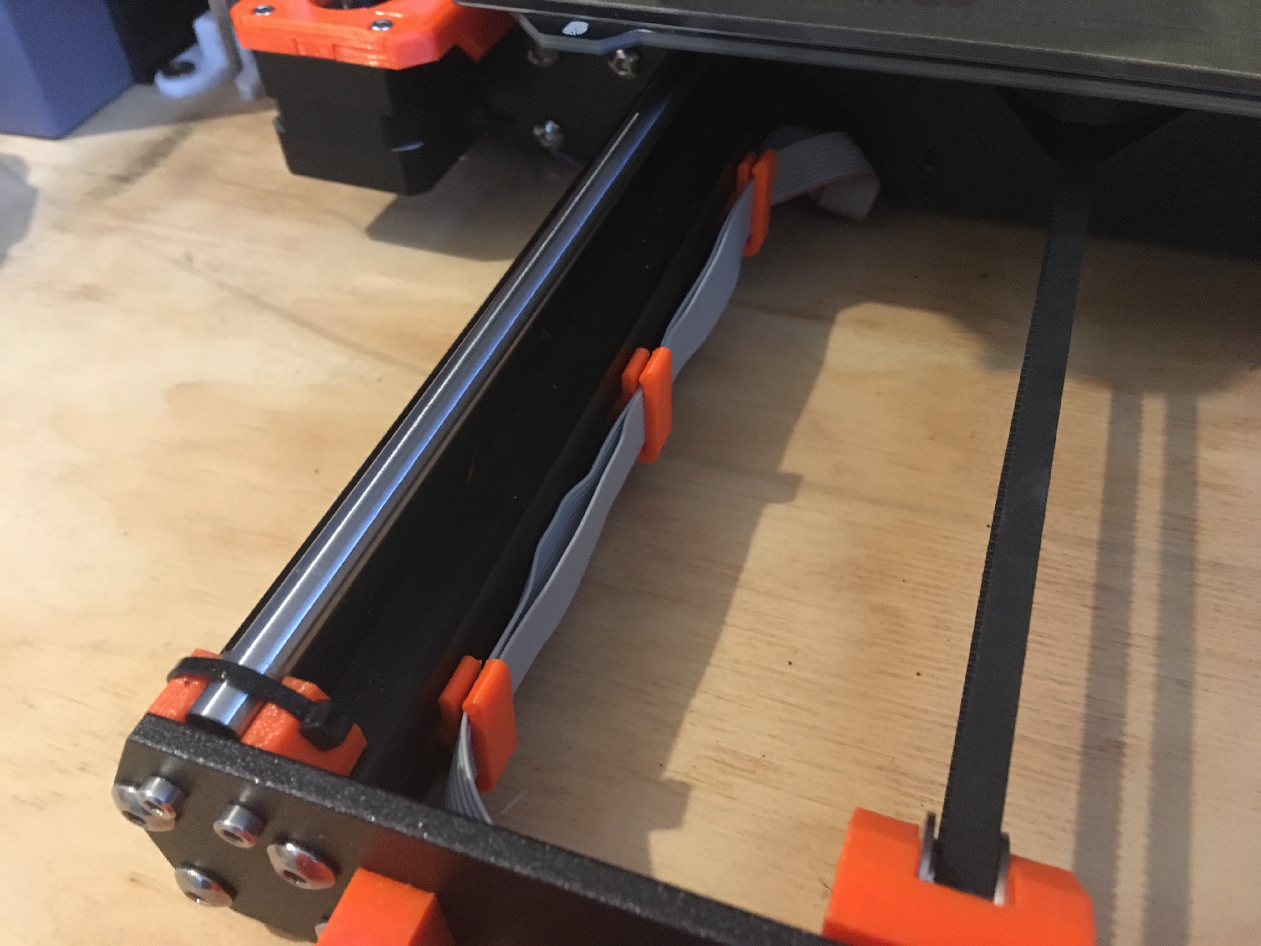 Prusa Mk3 / Mk3s LCD cable clips