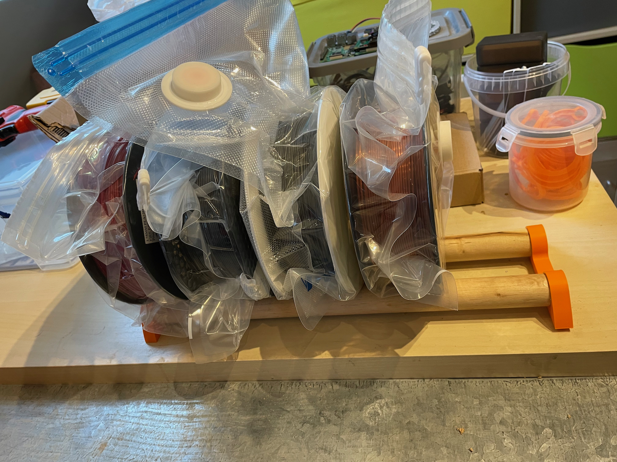 Filament spool storage rack - photo 3