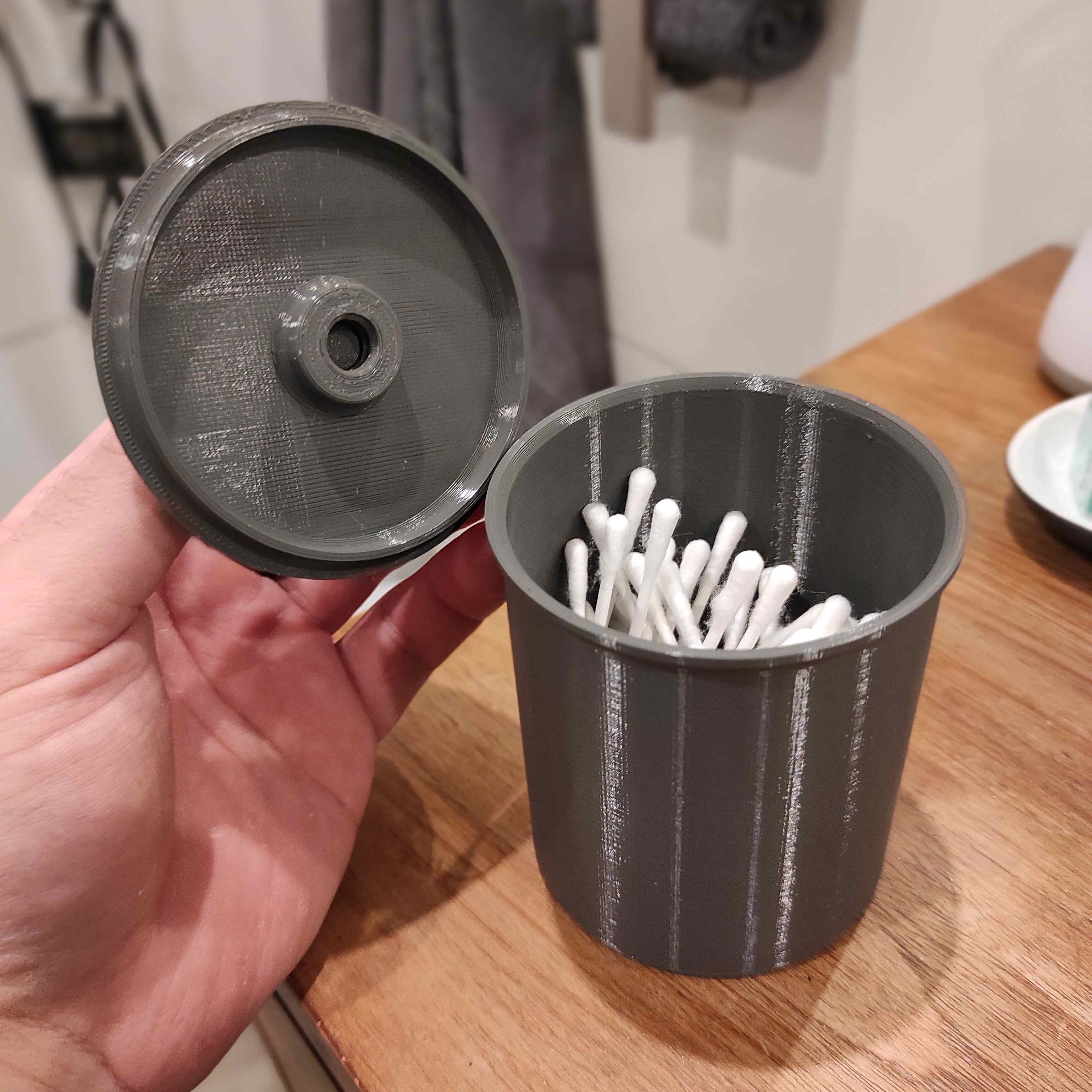 Q-Tip & Makeup-Pad Storage Cup - photo 2