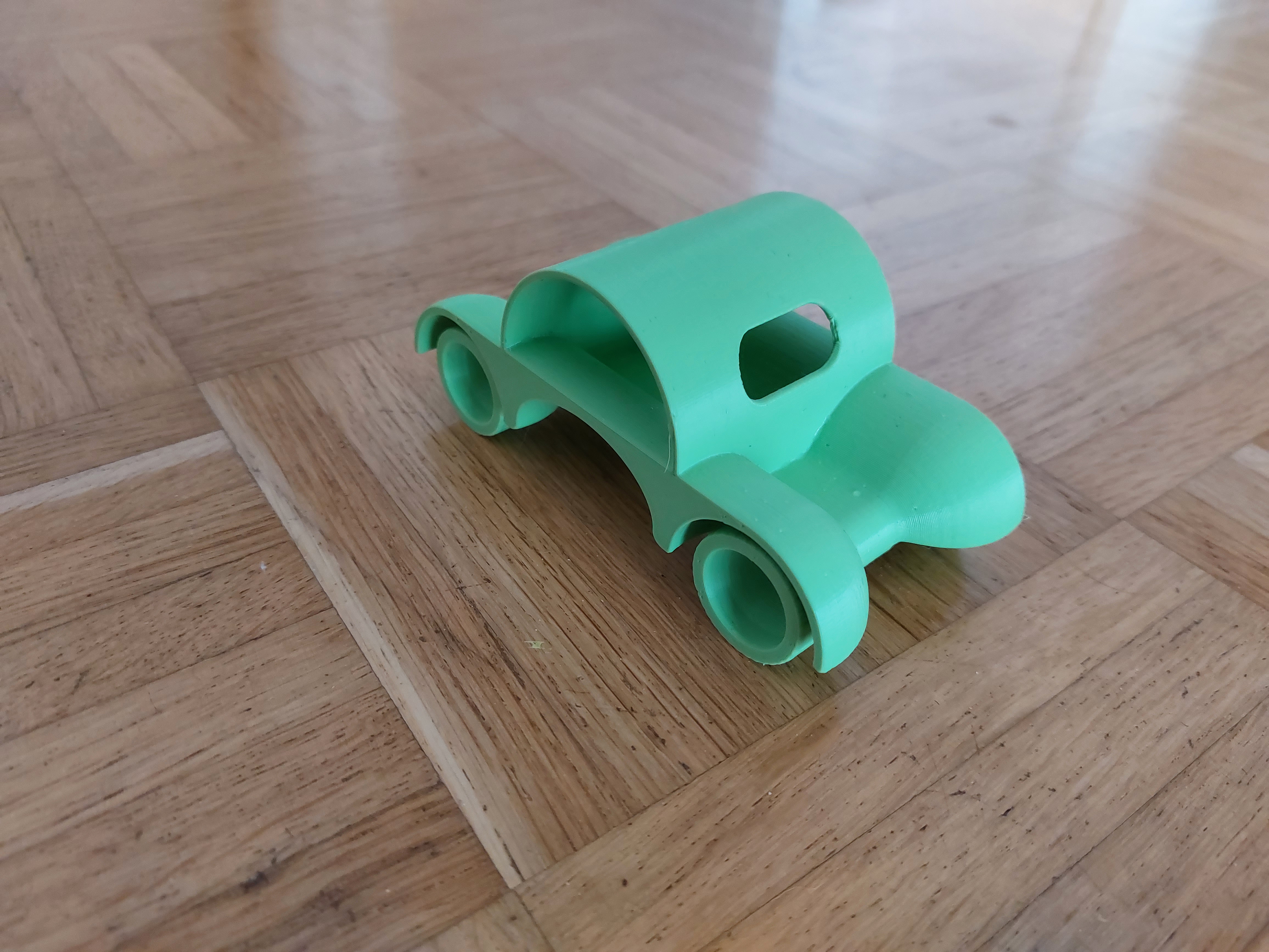 Print in place car toy