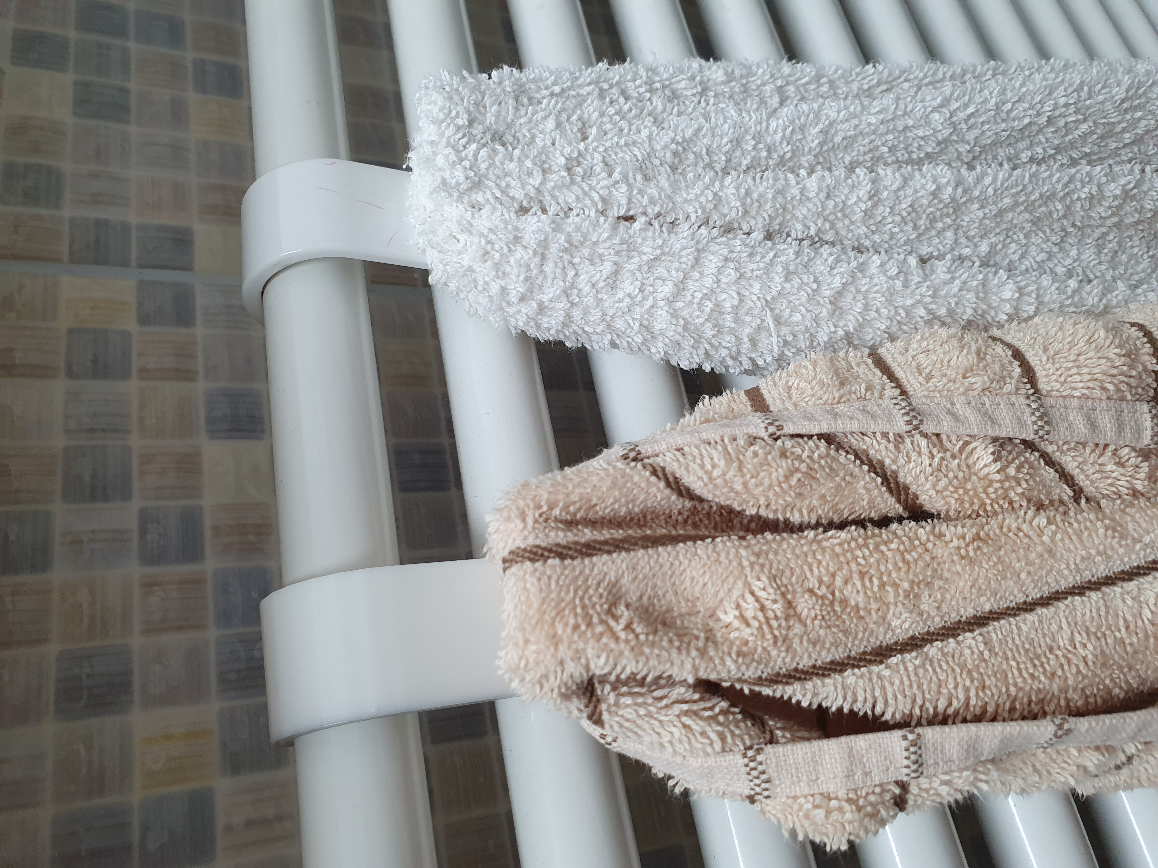 Towel Hook for horizontal radiator (bathroom)