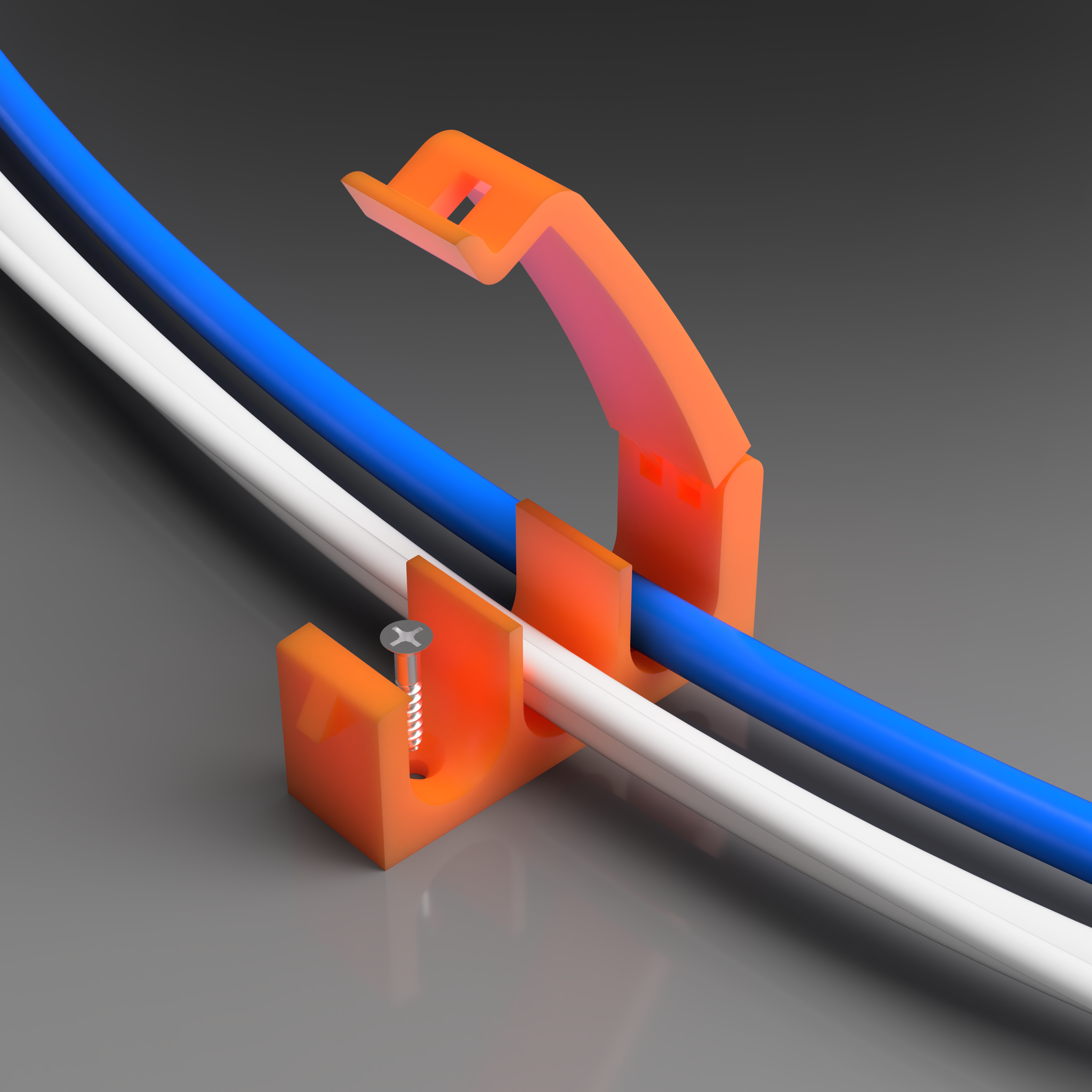 Hinged Cable Clip Divided - photo 3