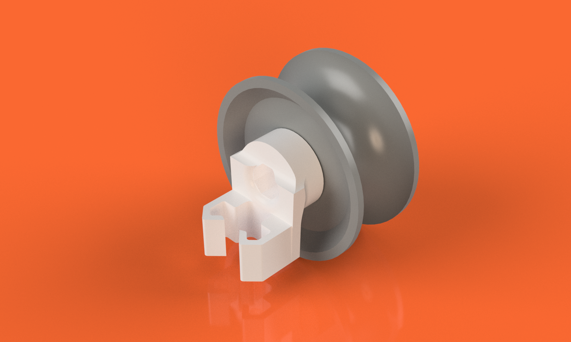 Top Rack Wheel and Clip for Bosch Dishwasher