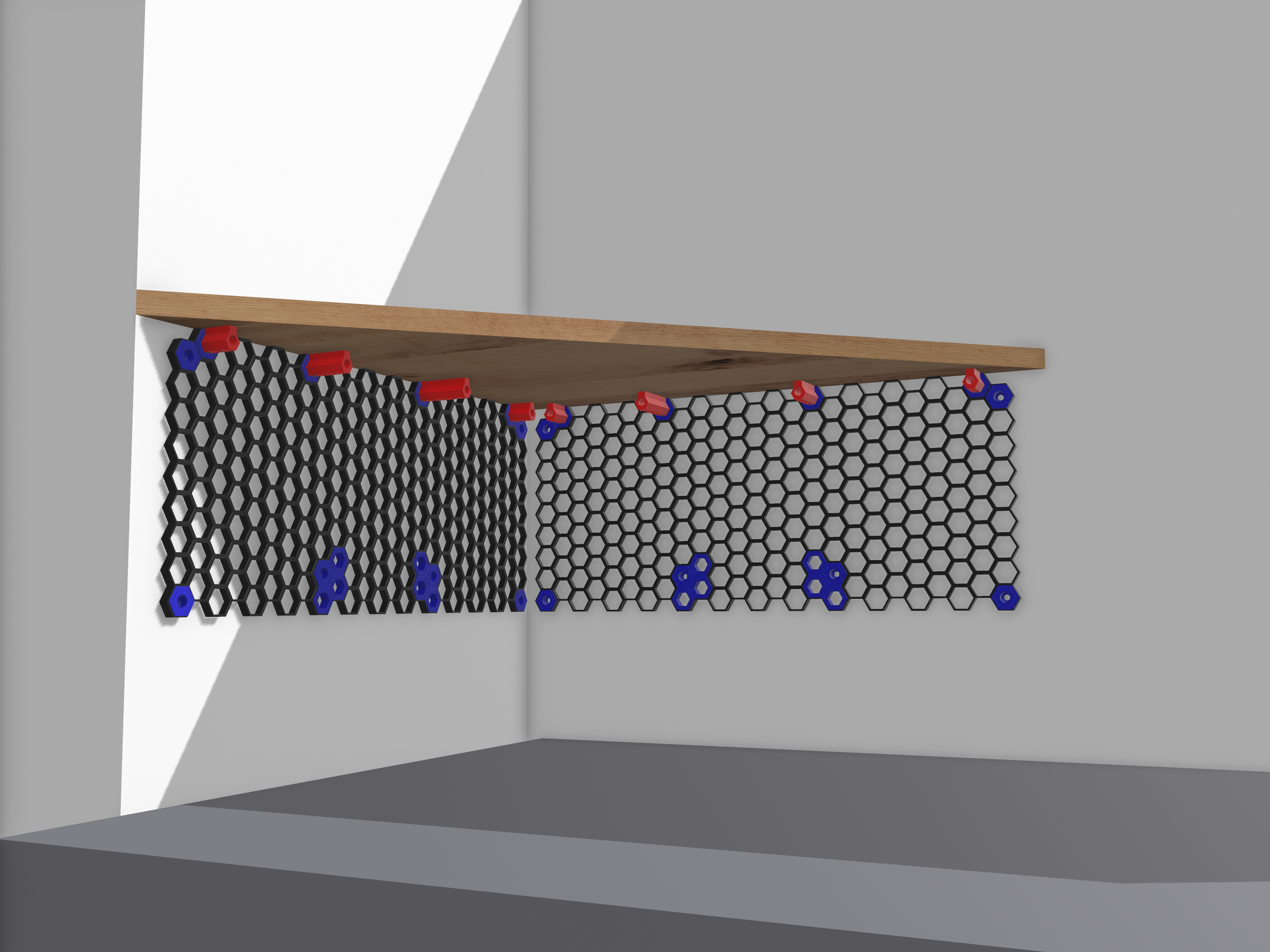 Floating Shelf Adapter for Honeycomb Storage Wall - photo 4