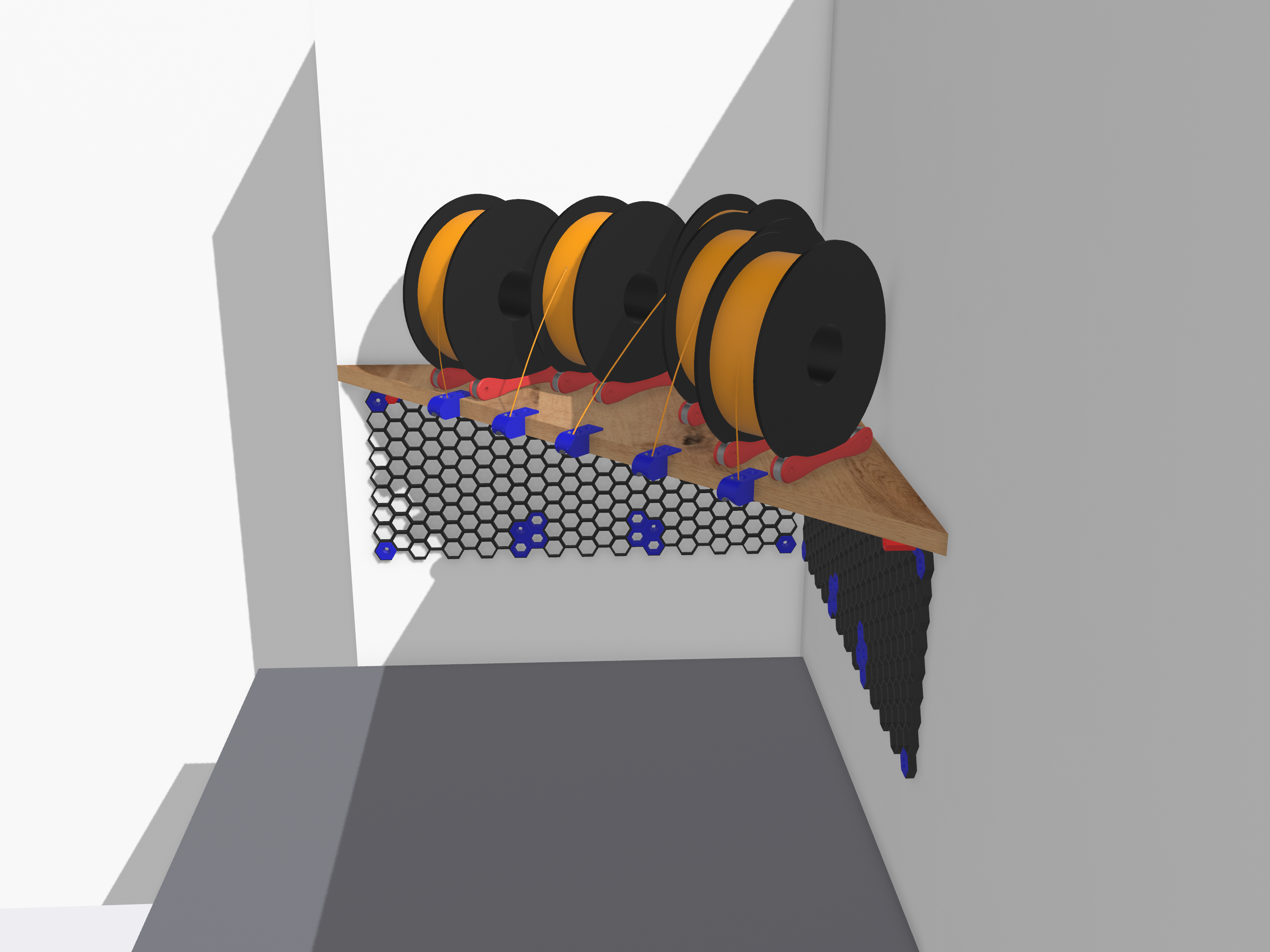 Floating Shelf Adapter for Honeycomb Storage Wall - photo 3