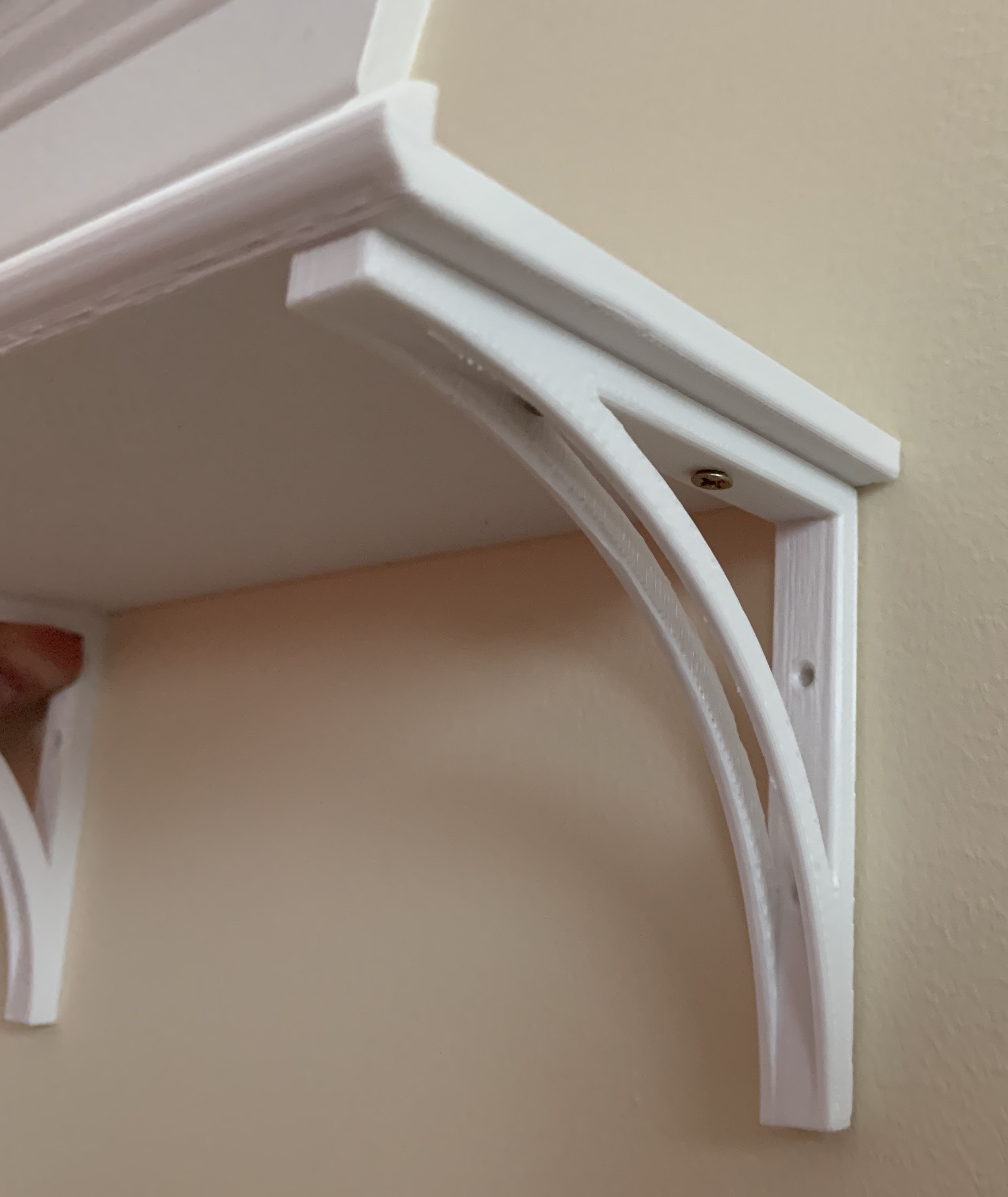Micro shelf with bracket and lip - photo 2