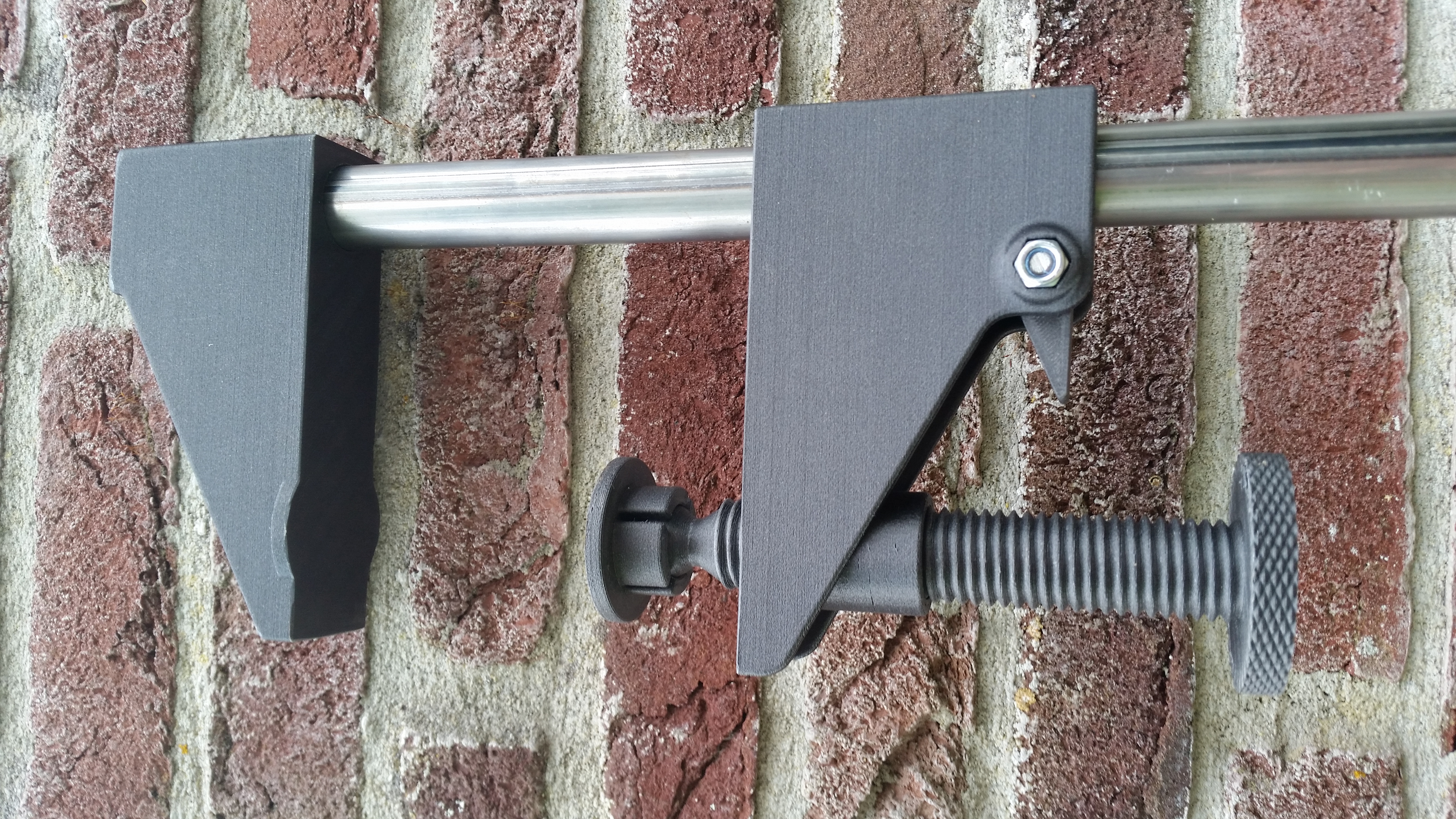 22mm Tube/Conduit Clamp - "F" Style - as long as you want it to be