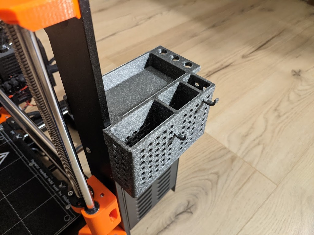 Prusa MK3/S/+ | Tool Holder | incl. Tray & Caliper Holder - photo 2