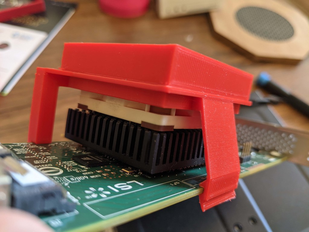 Fan Bracket for LSI 9207-8i with 40x20mm Fan (NF-A4x20) - photo 3