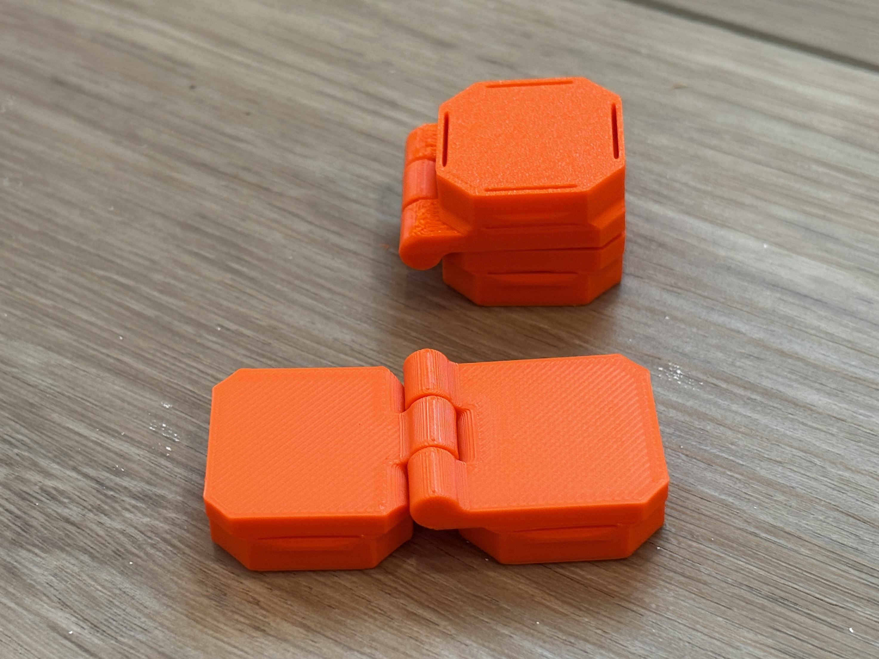 openGrid Print In Place Hinge Snaps