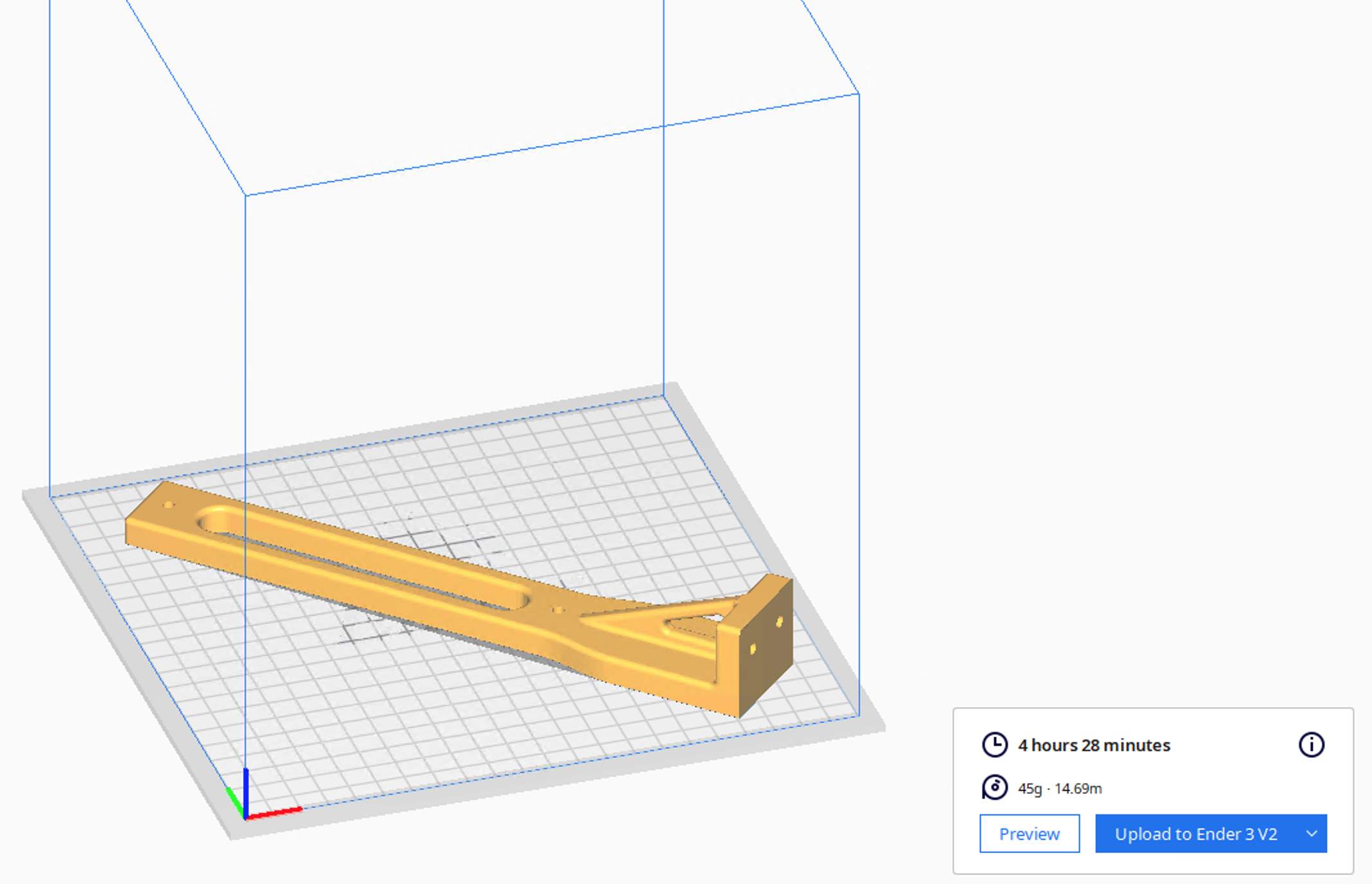Meanwell PSU Offset Bracket for Ender 3 Dual-Z - photo 3