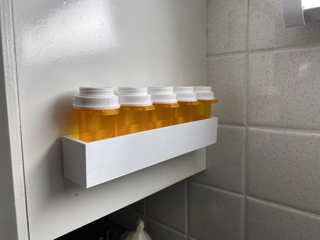 Medicine Bottle Shelf