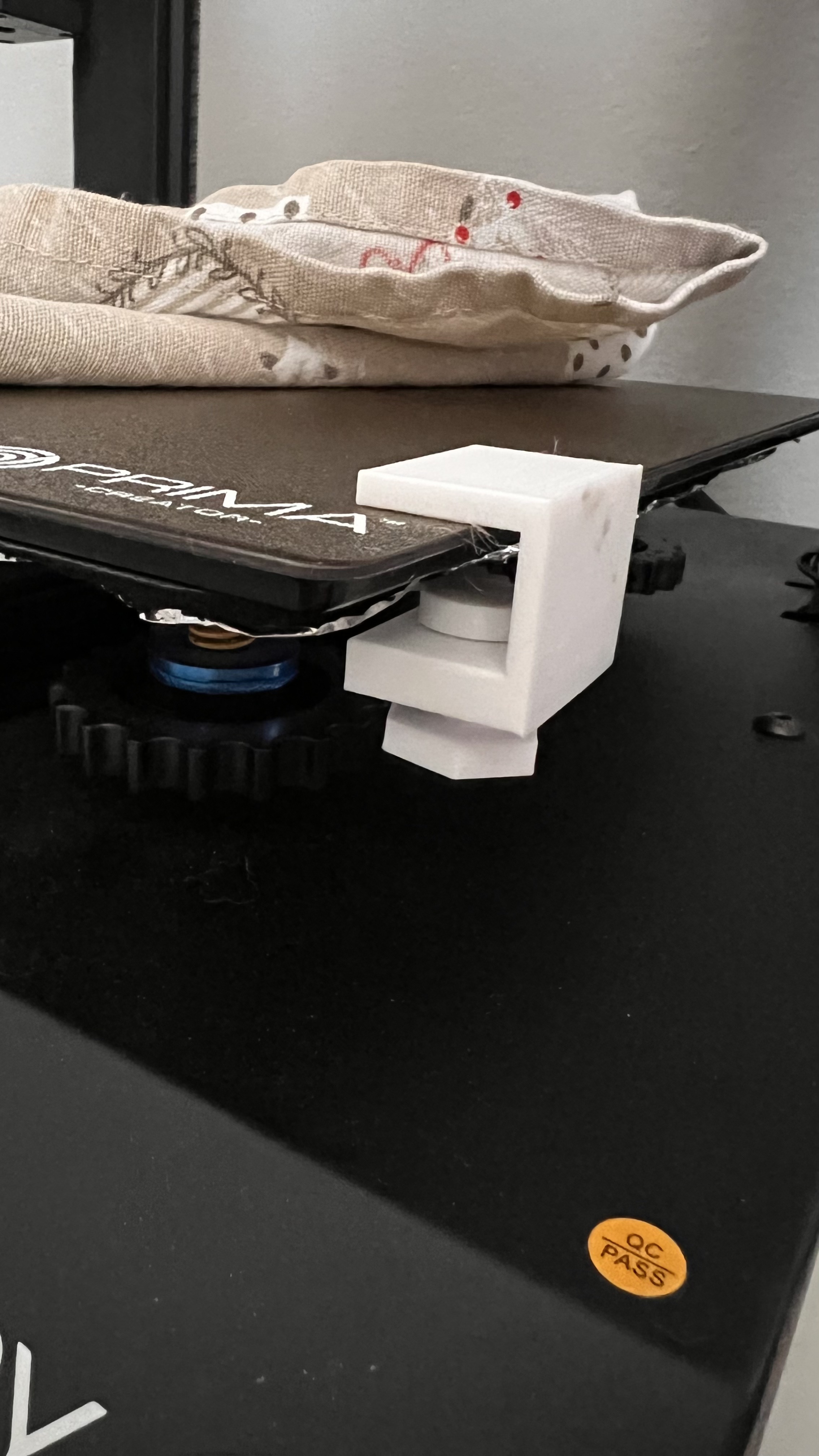 3D printers glass plate clip