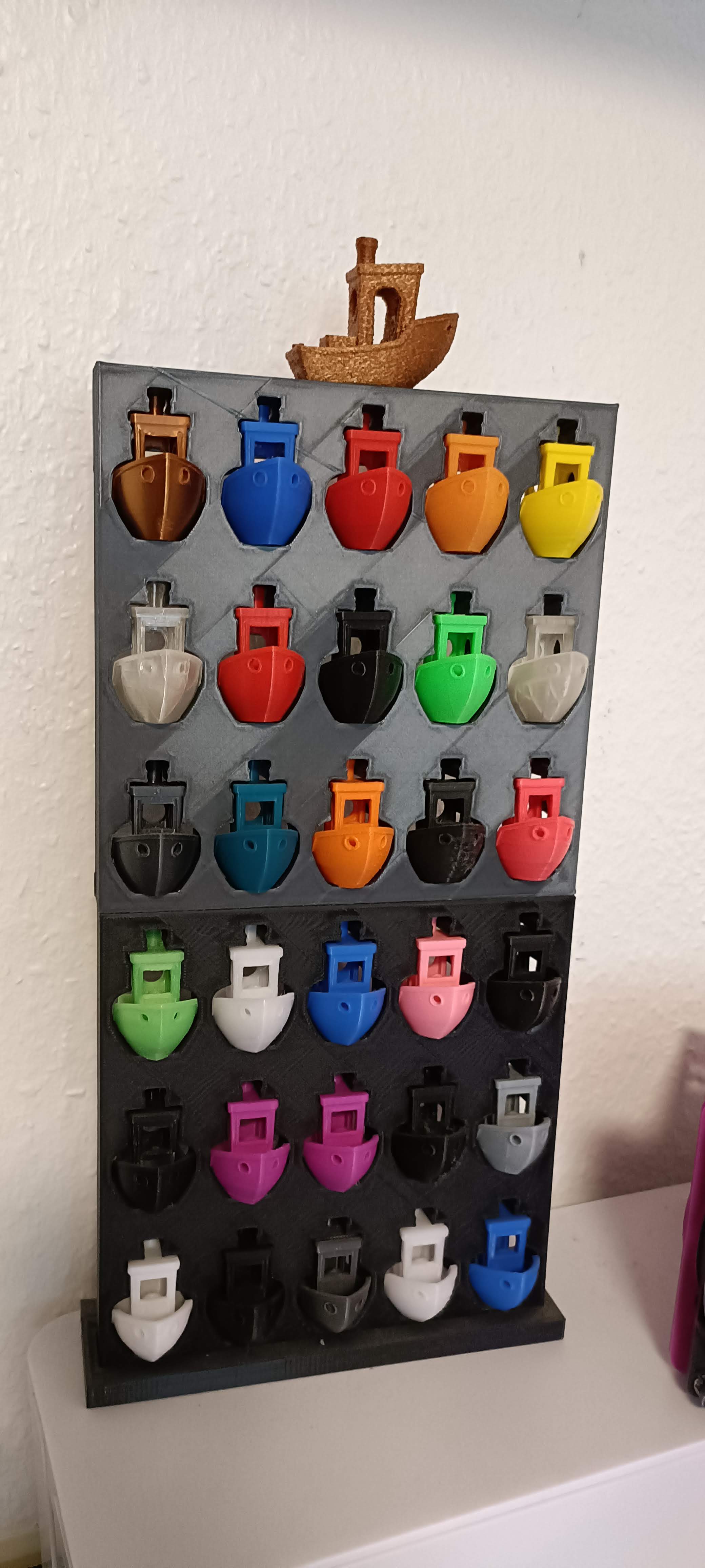 The ultimate #3DBenchy storage