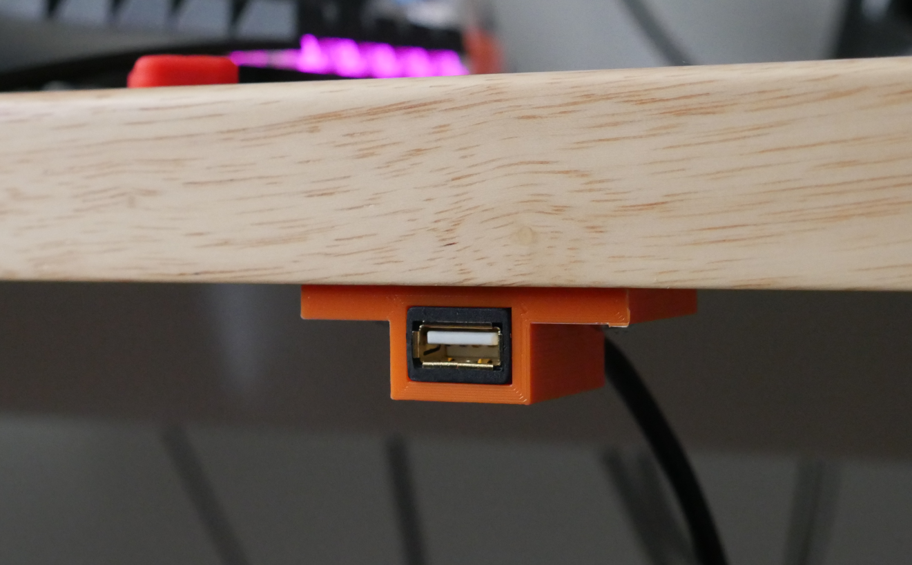USB Extension Under Desk Mount