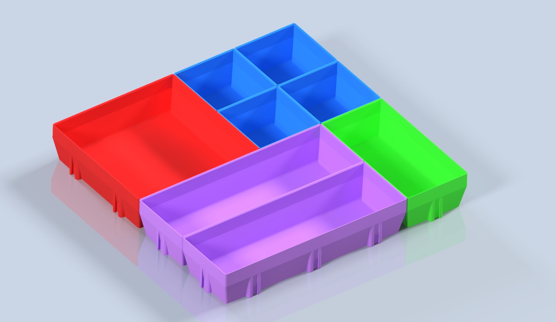Pen Cup / Drawer Organizer 70mm Grid