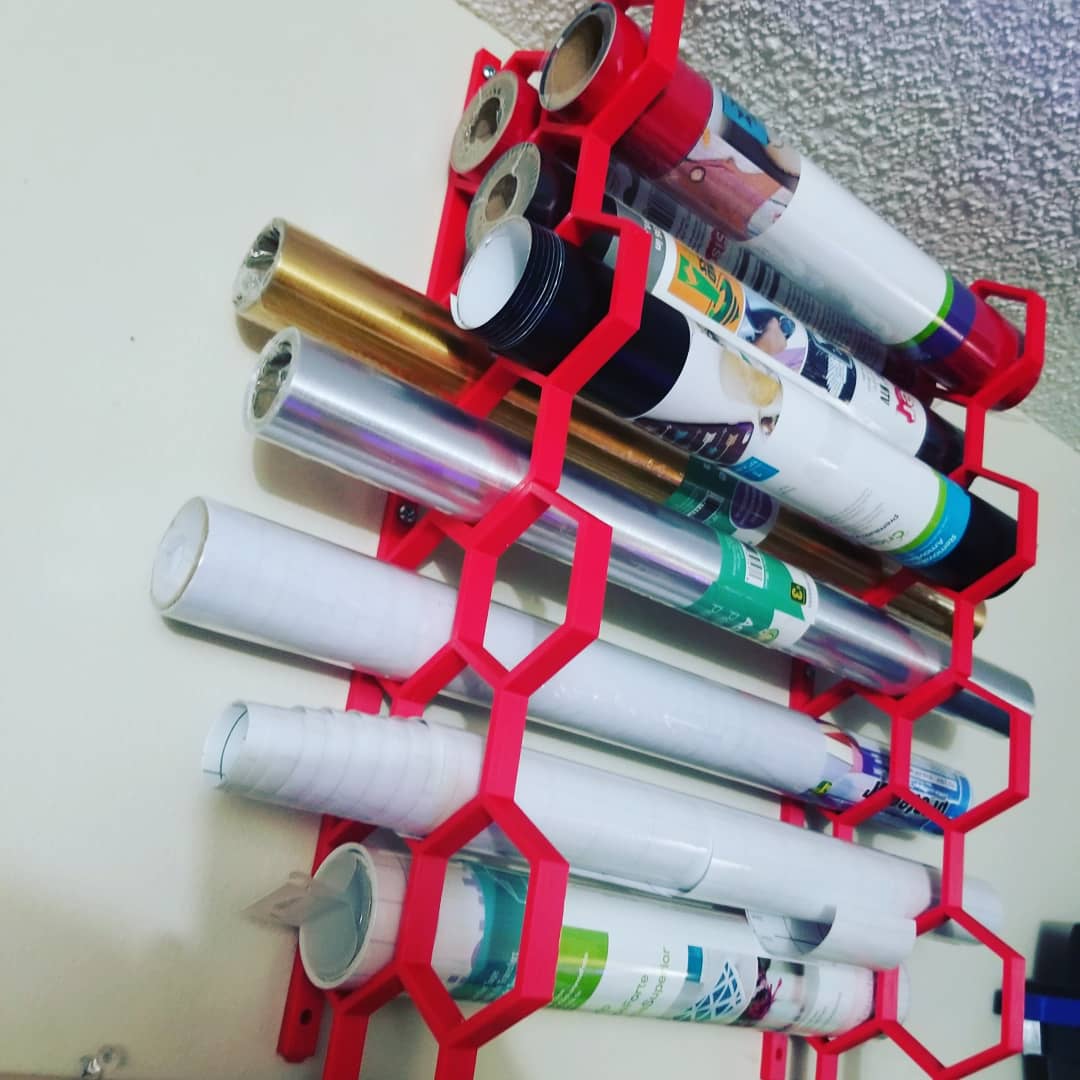 Modular vinyl wall storage