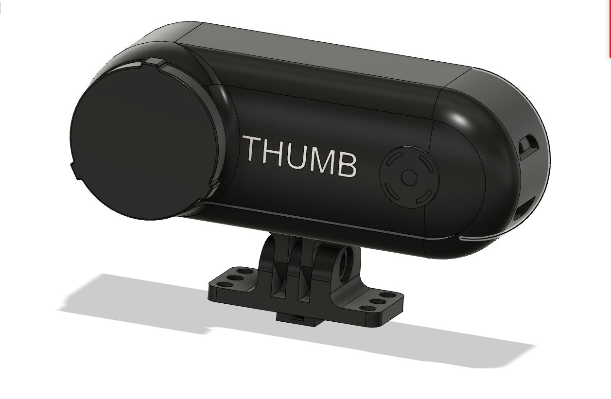 Runcam THUMB model + FPV mount