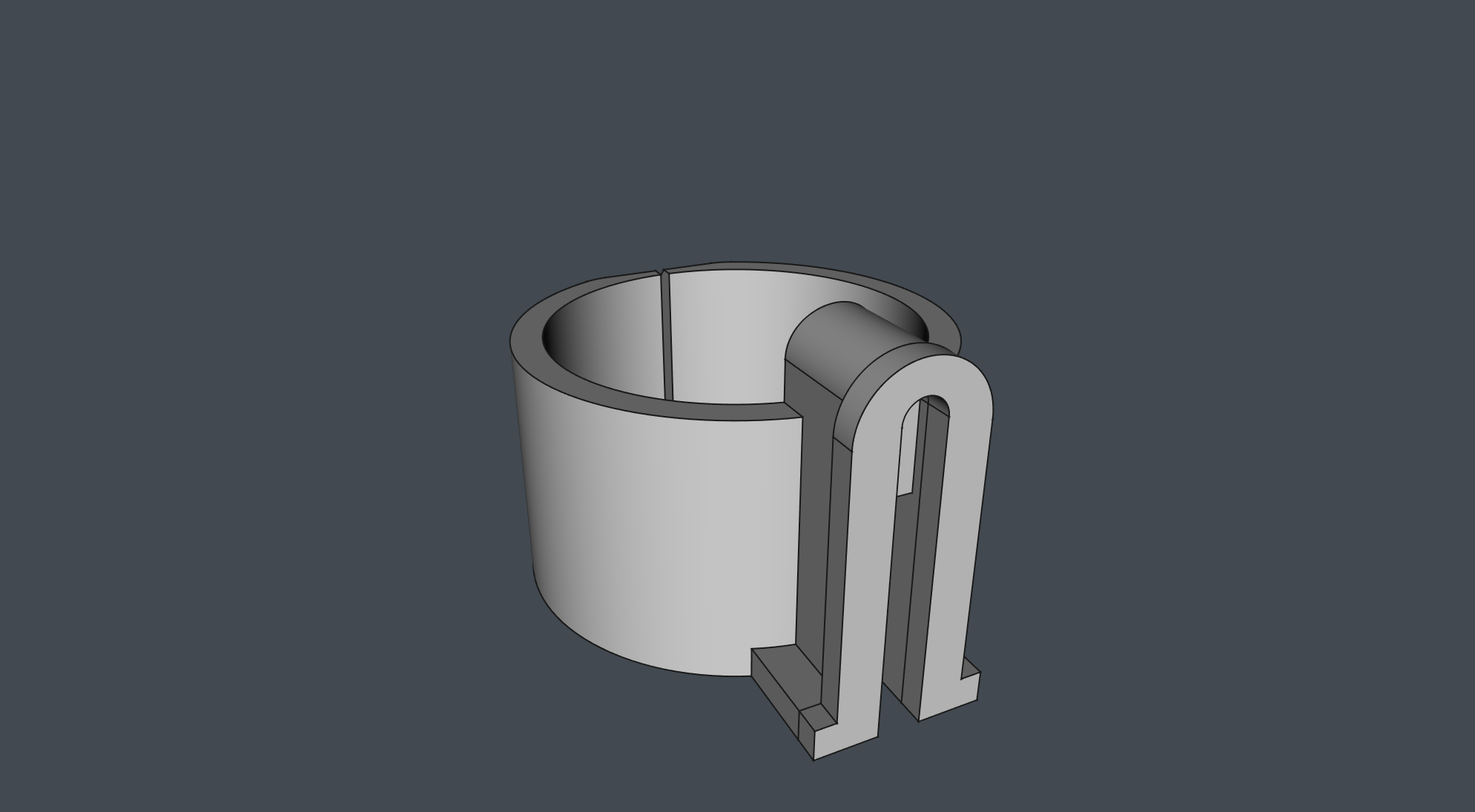 Vacuum Machine Nozzle Clamp with ETA Compatible Hook / Spona na koncovku hadice vysavače s ETA háčkem - photo 3