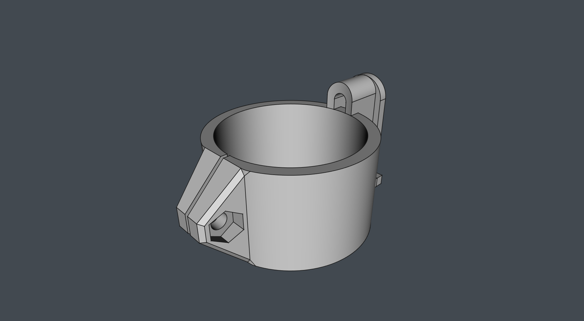 Vacuum Machine Nozzle Clamp with ETA Compatible Hook / Spona na koncovku hadice vysavače s ETA háčkem - photo 2