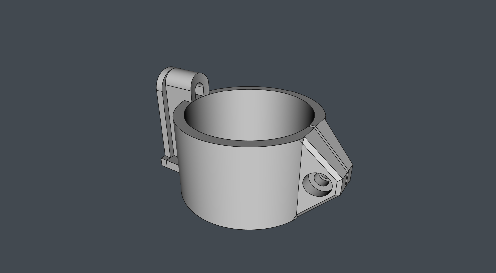 Vacuum Machine Nozzle Clamp with ETA Compatible Hook / Spona na koncovku hadice vysavače s ETA háčkem