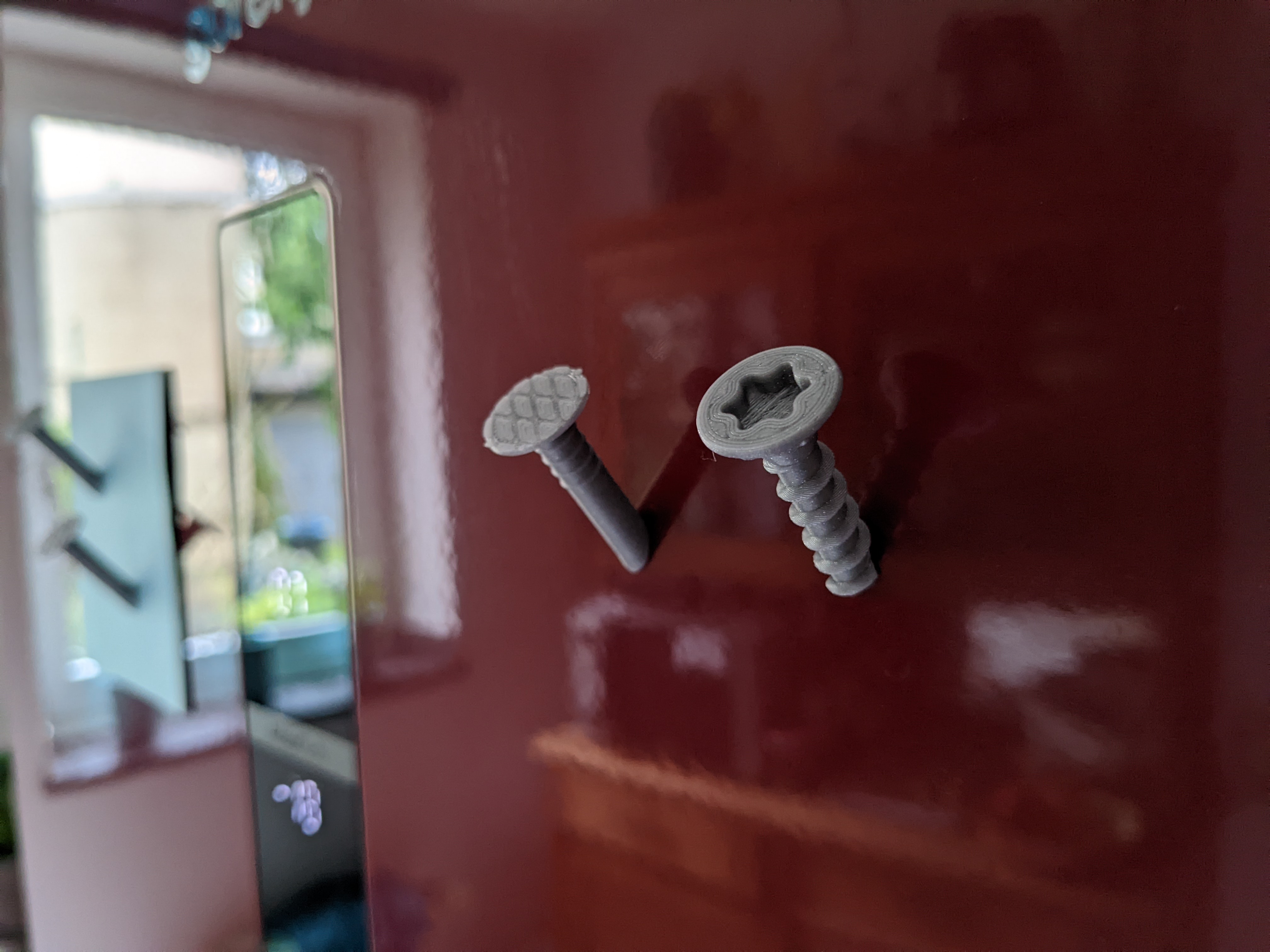 Steel Nail  and Torx Screw Refrigerator Magnet - photo 4