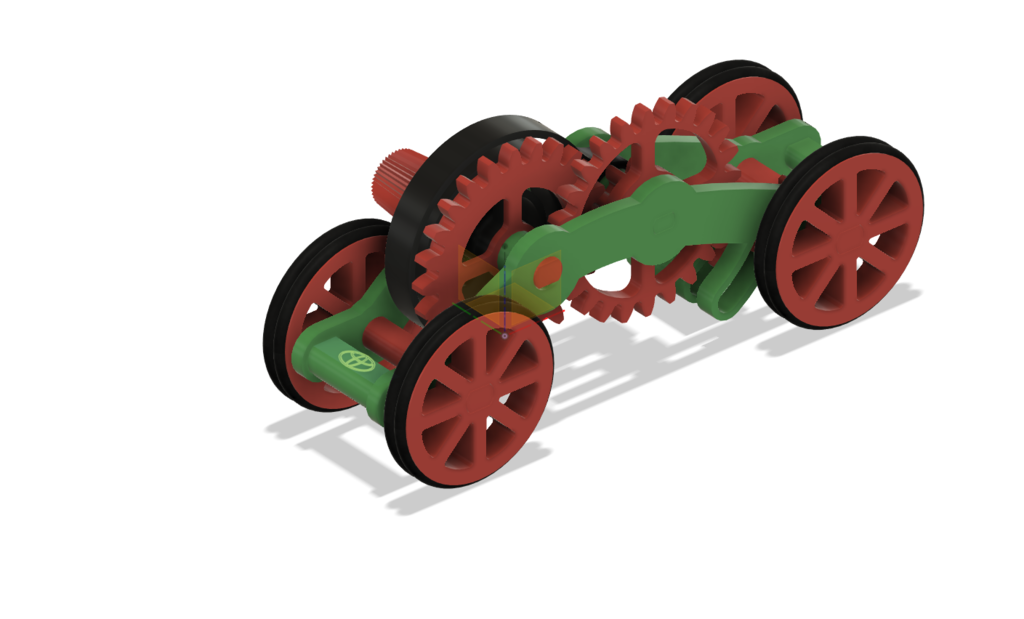 Fusion 360 Pinion Wind-up Car - photo 3