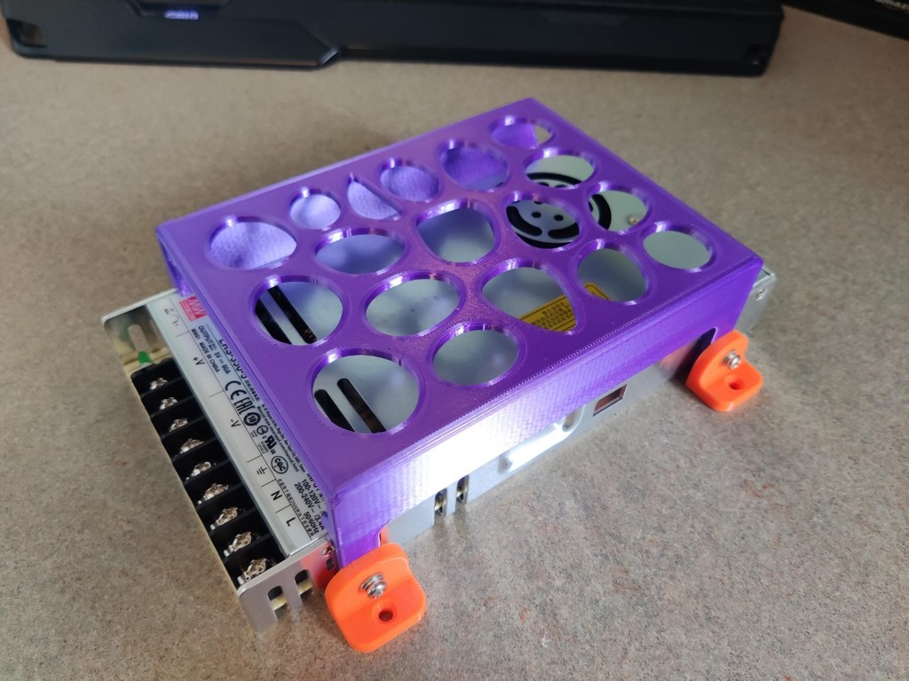 Meanwell LRS-350 Mounting Feet and Ventilation Shelf