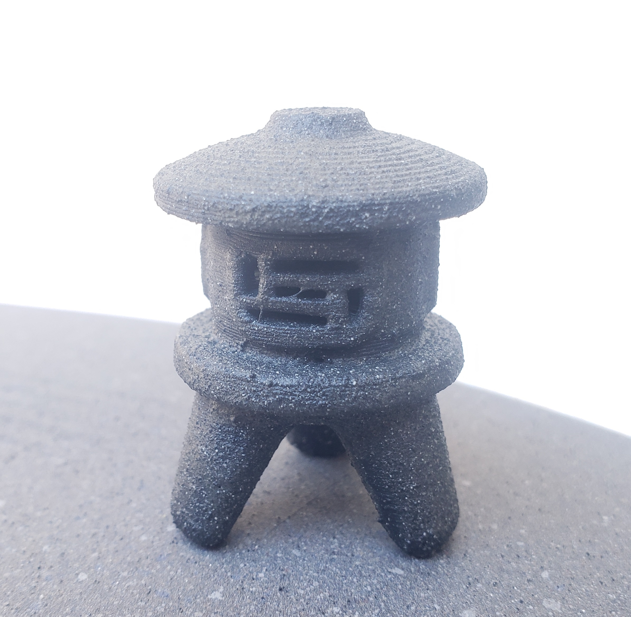 flat top rounded garden pagoda lantern