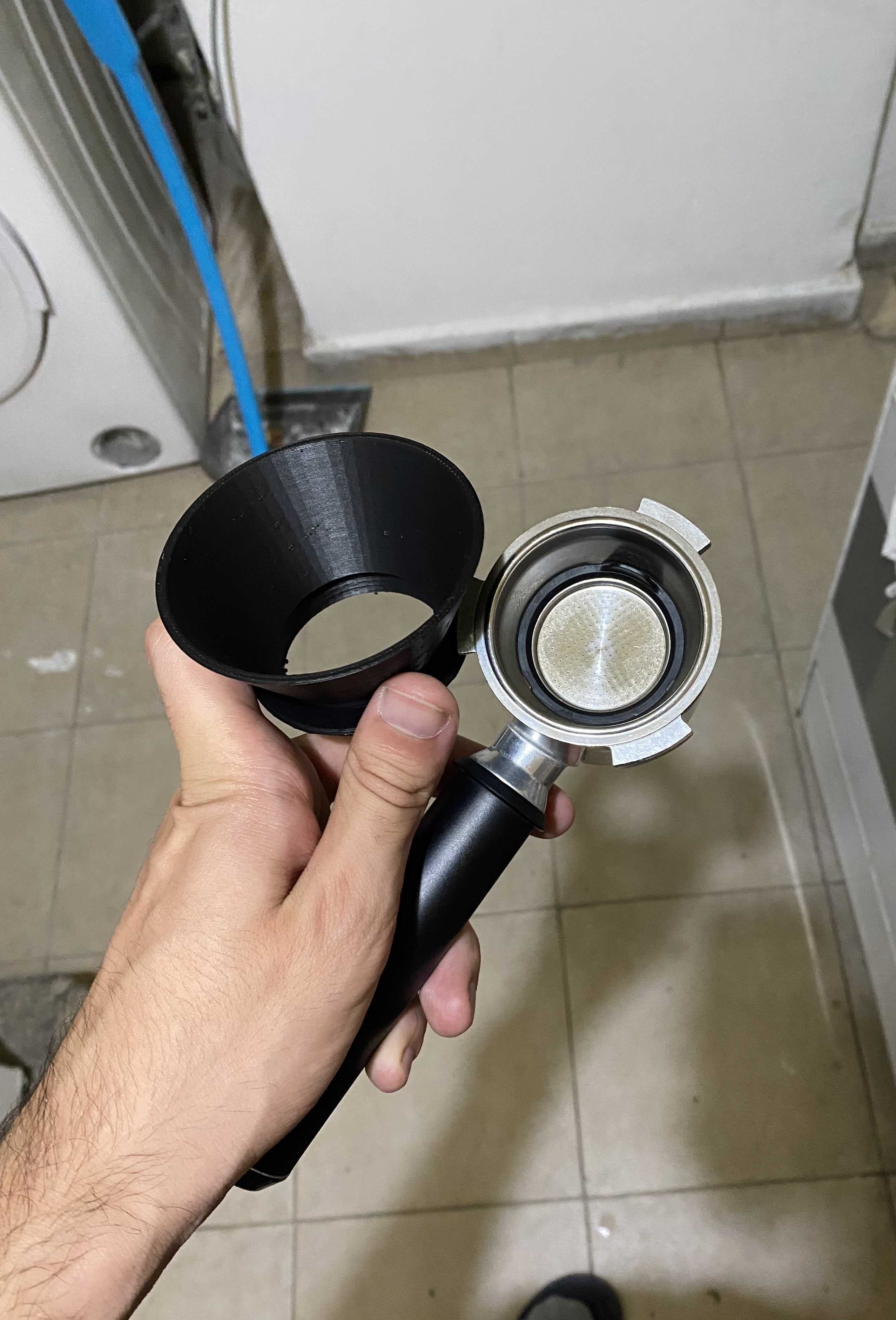 Dosing funnel for 51mm DeLonghi Dedica portafilter - photo 2