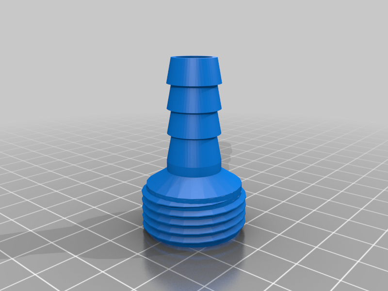 1/2 0.5 inch hose barb to male garden hose adapter