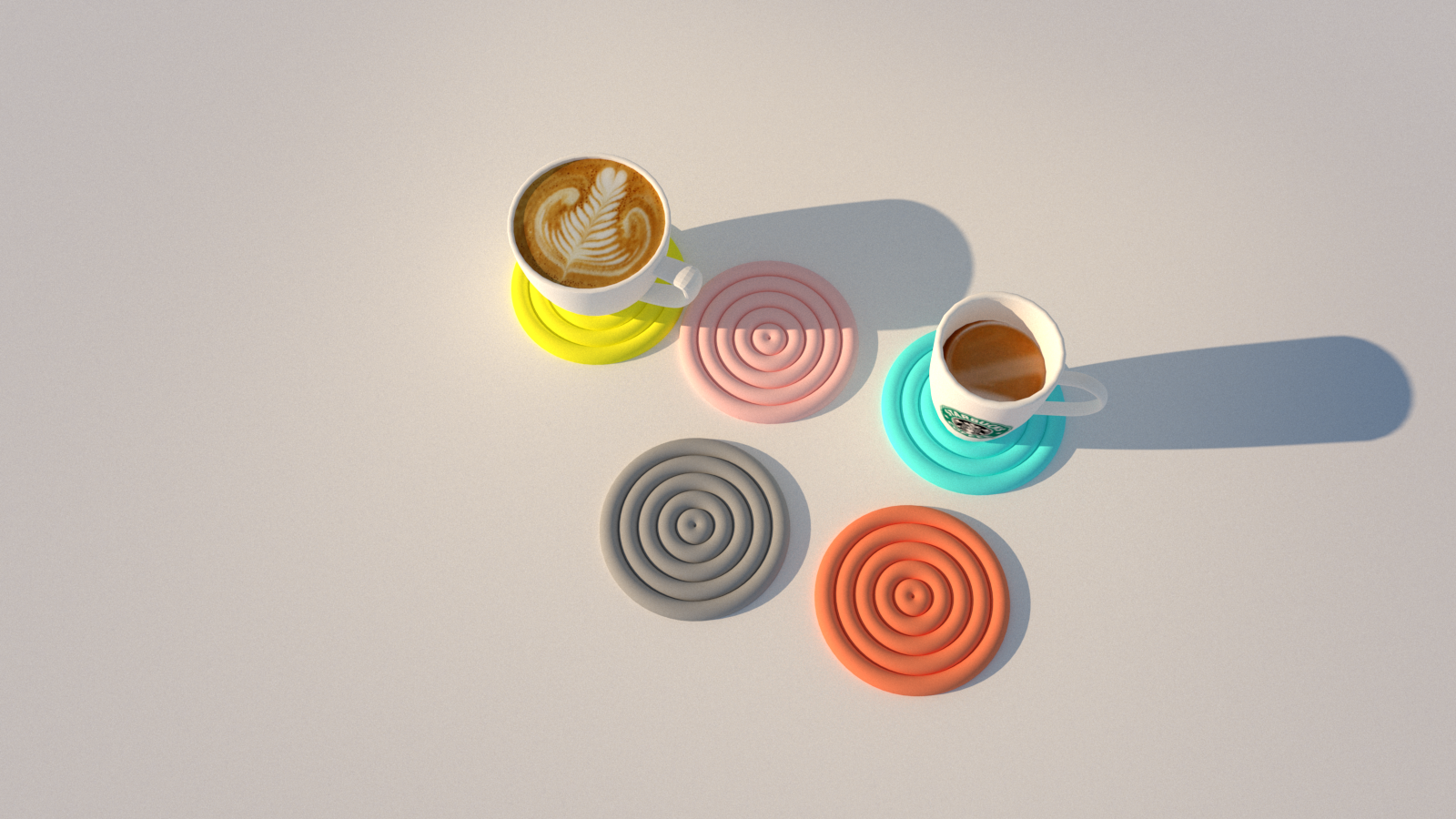 Coaster - circle (minimalistic) - photo 2