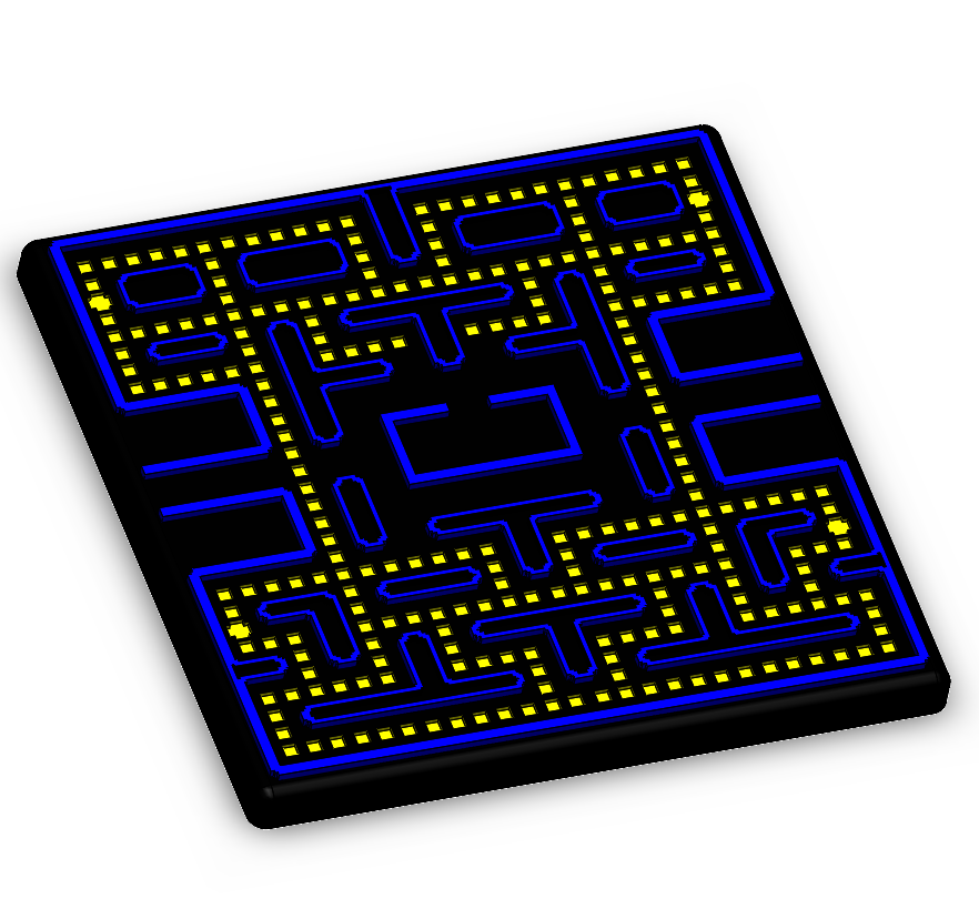 Pac-Man & Ms.Pac-Man Inspired Coaster Set (No AMS or MMU required) - photo 4