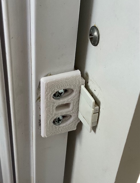 Integrated Appliance Door Sliding Latch