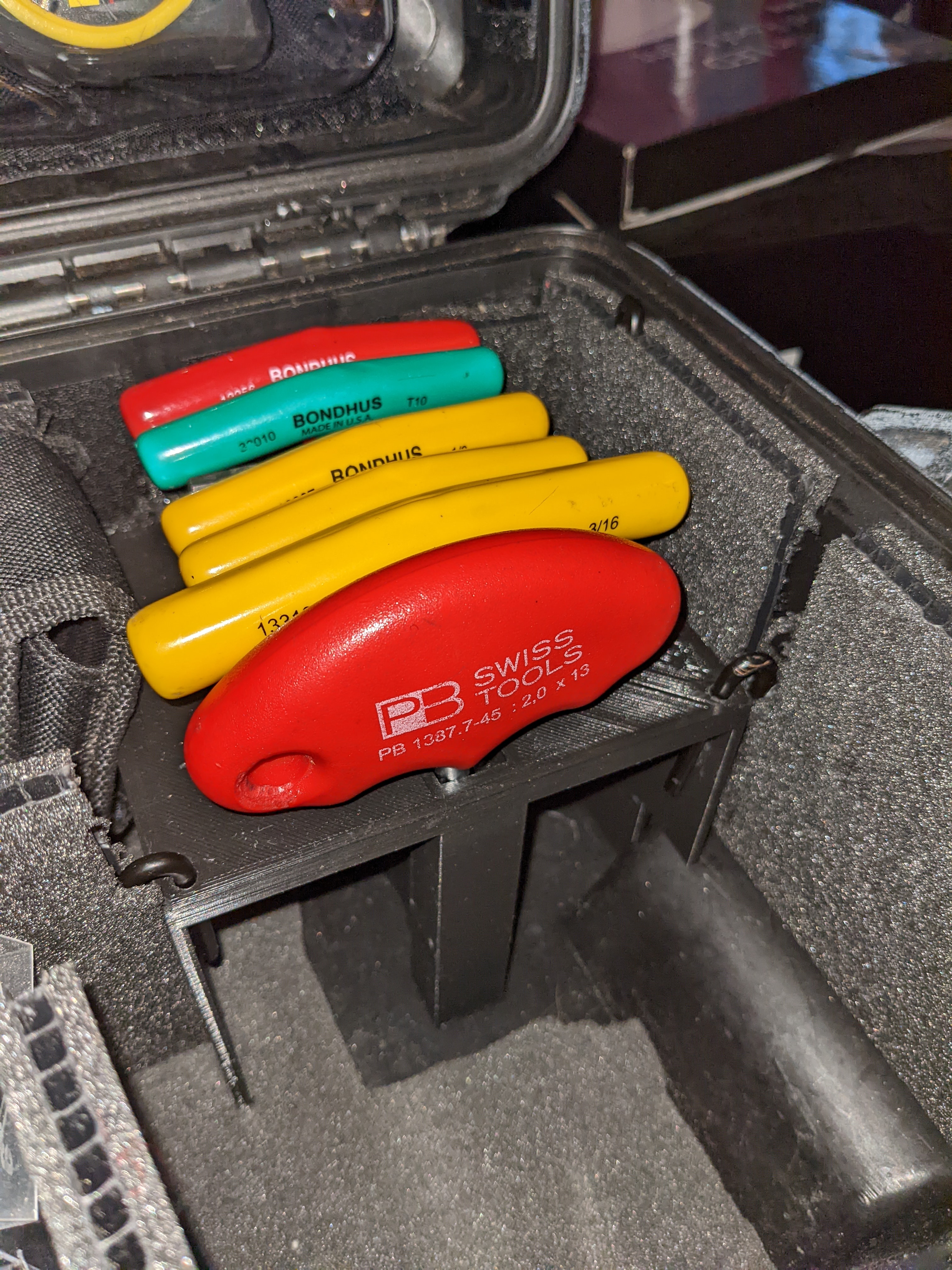 Pelican Case T-Handle Allen Key Storage - photo 2
