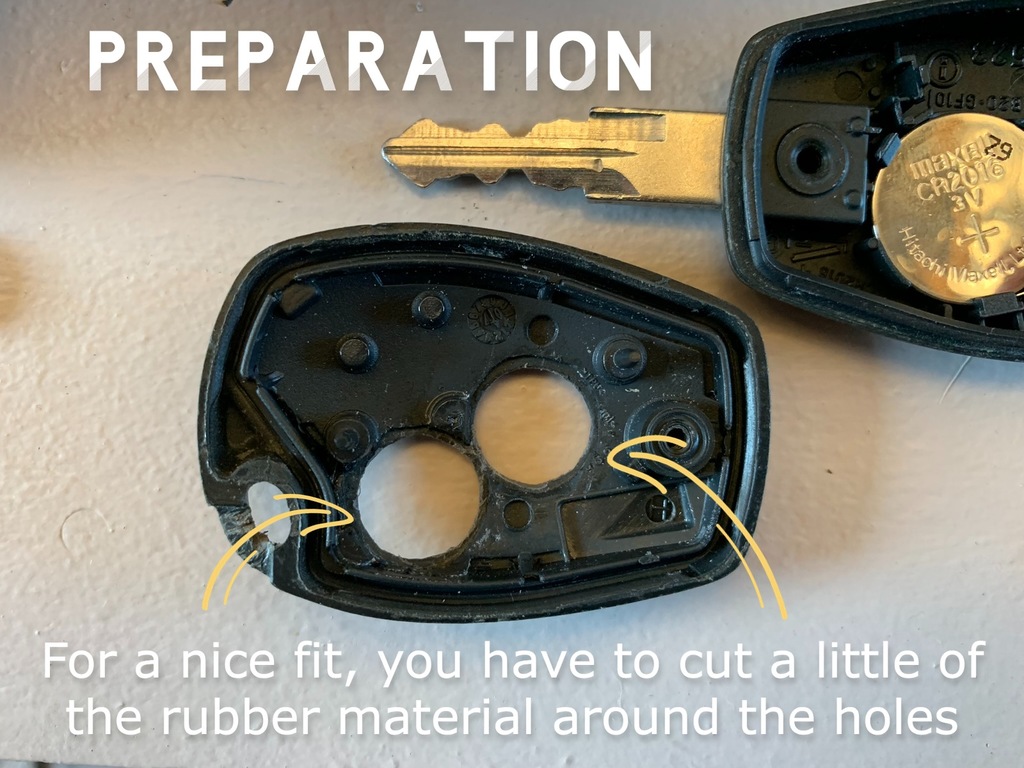 Replacement Car Key Buttons for: Renault Dacia and many more - photo 3