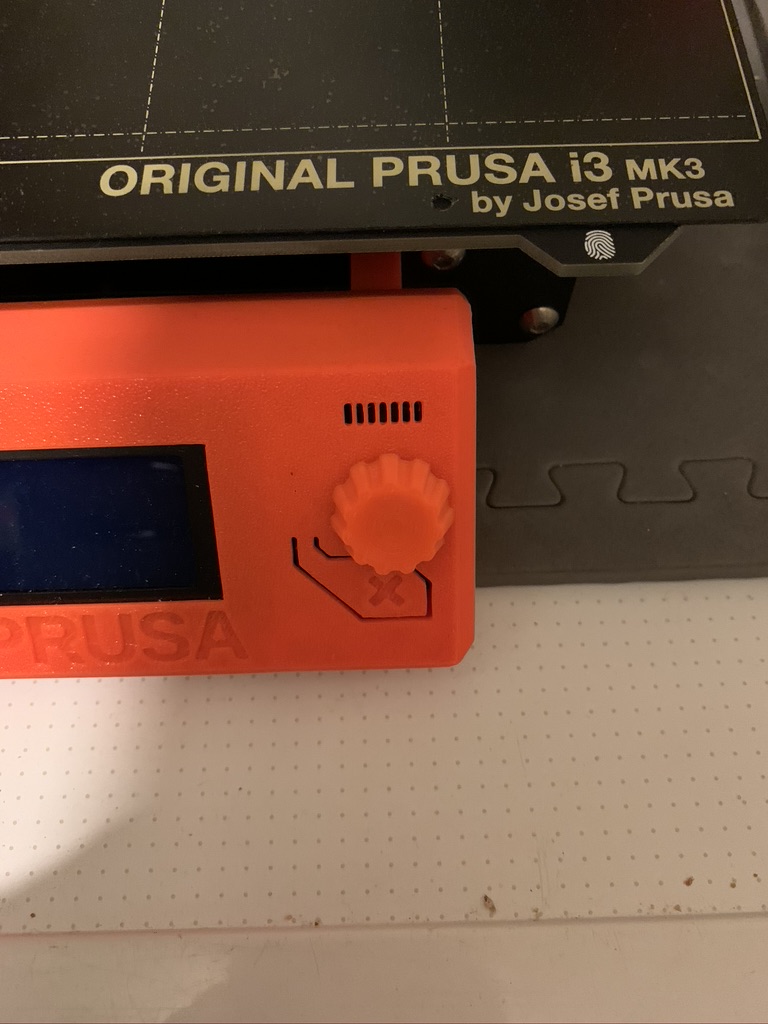 LCD knob