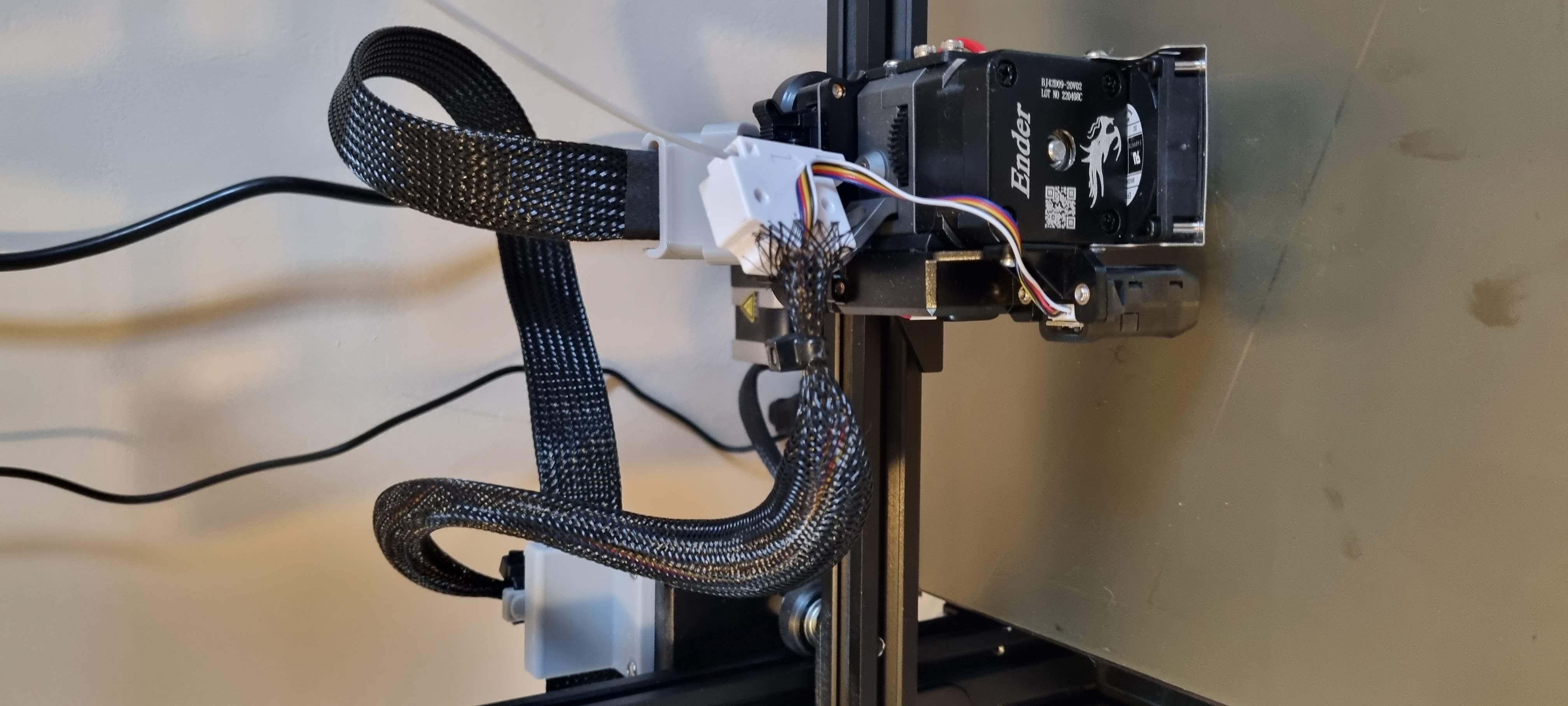 Creality Sprite Extruder Cable Management for Ender 3v2 - photo 3