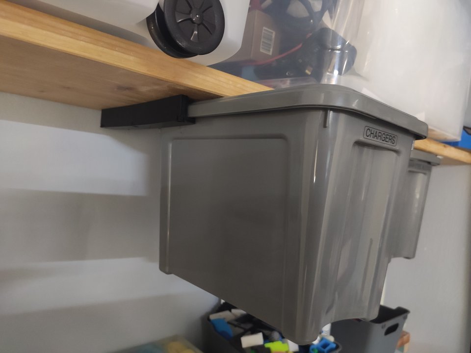 Under Shelf Hanging Box Rails - photo 2