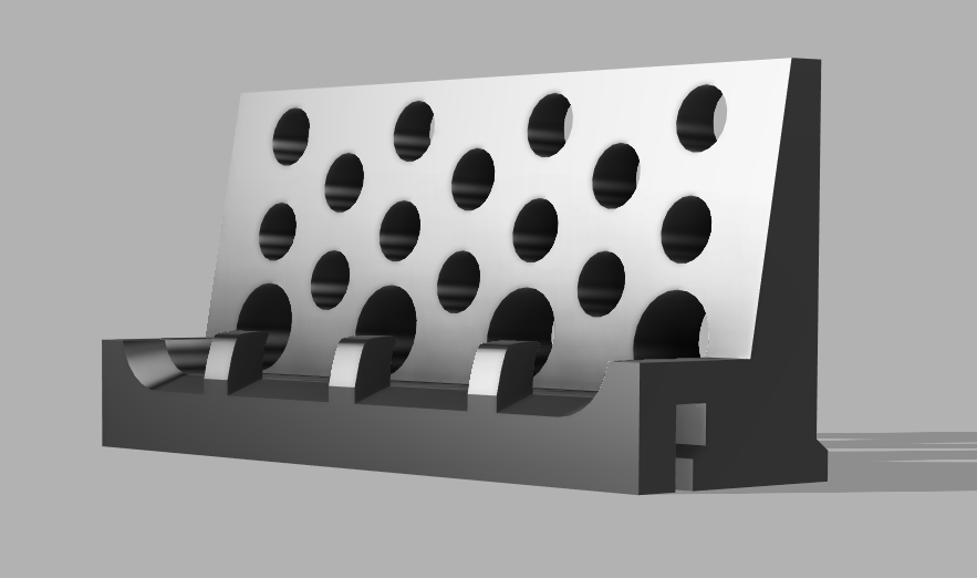 Modified Driver Holders for Modular Tool Rail System