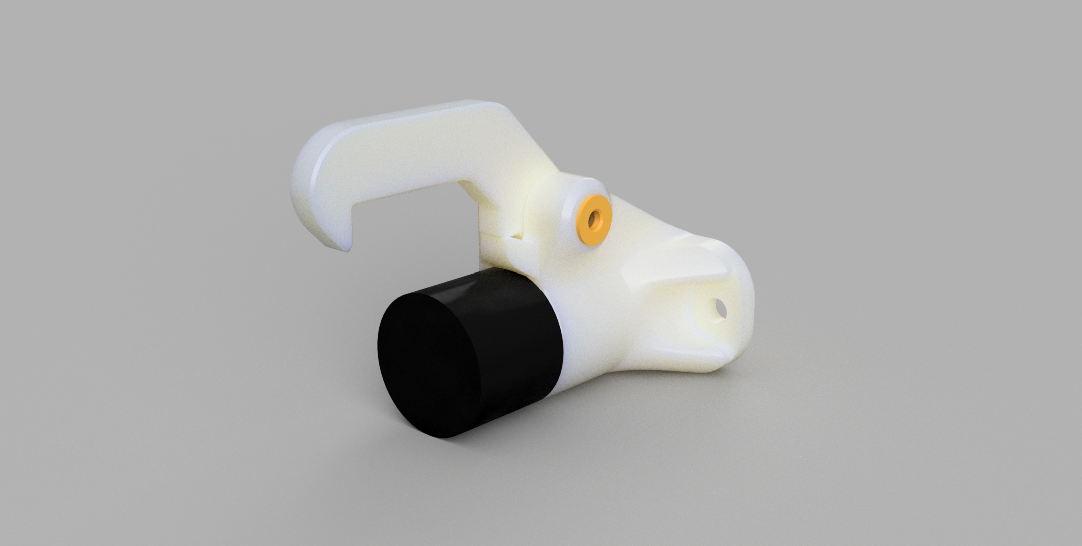 Door holdopen hook with rubber damper - photo 2
