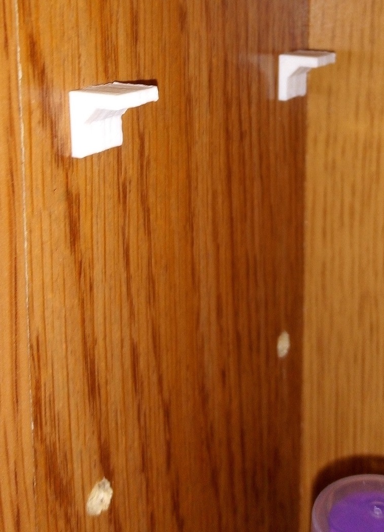 Medicine Cabinet Shelf Support Pegs or Brackets - photo 2