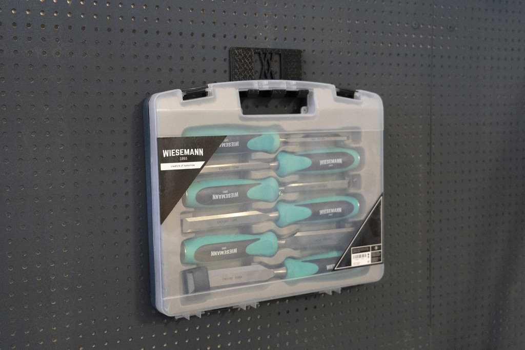 Wall Holder Chisel Set Tool Box 068 I for screws or peg board - photo 3