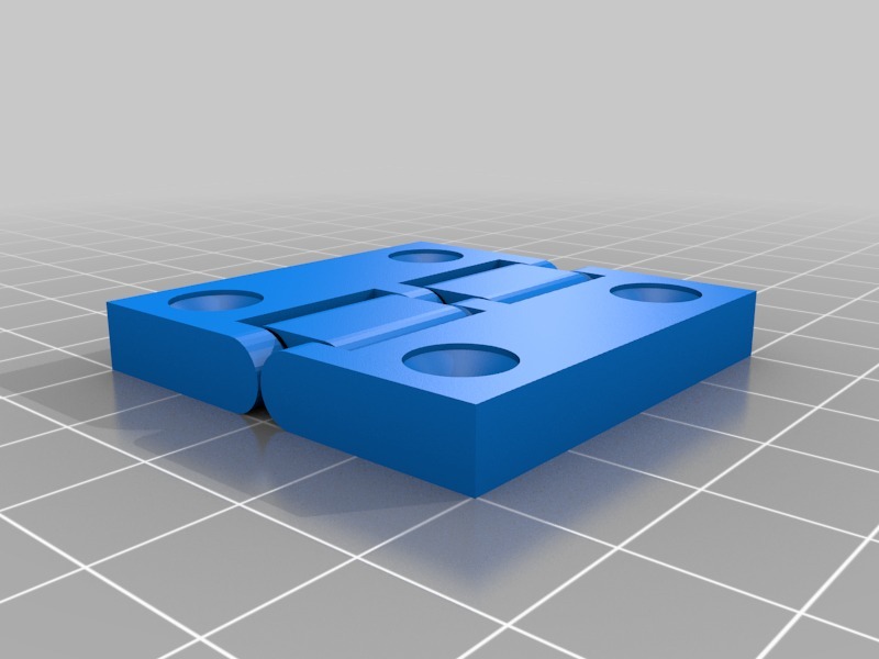 Reversable hinge with screw holes - photo 3