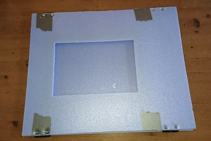 Reversable hinge with screw holes - photo 4