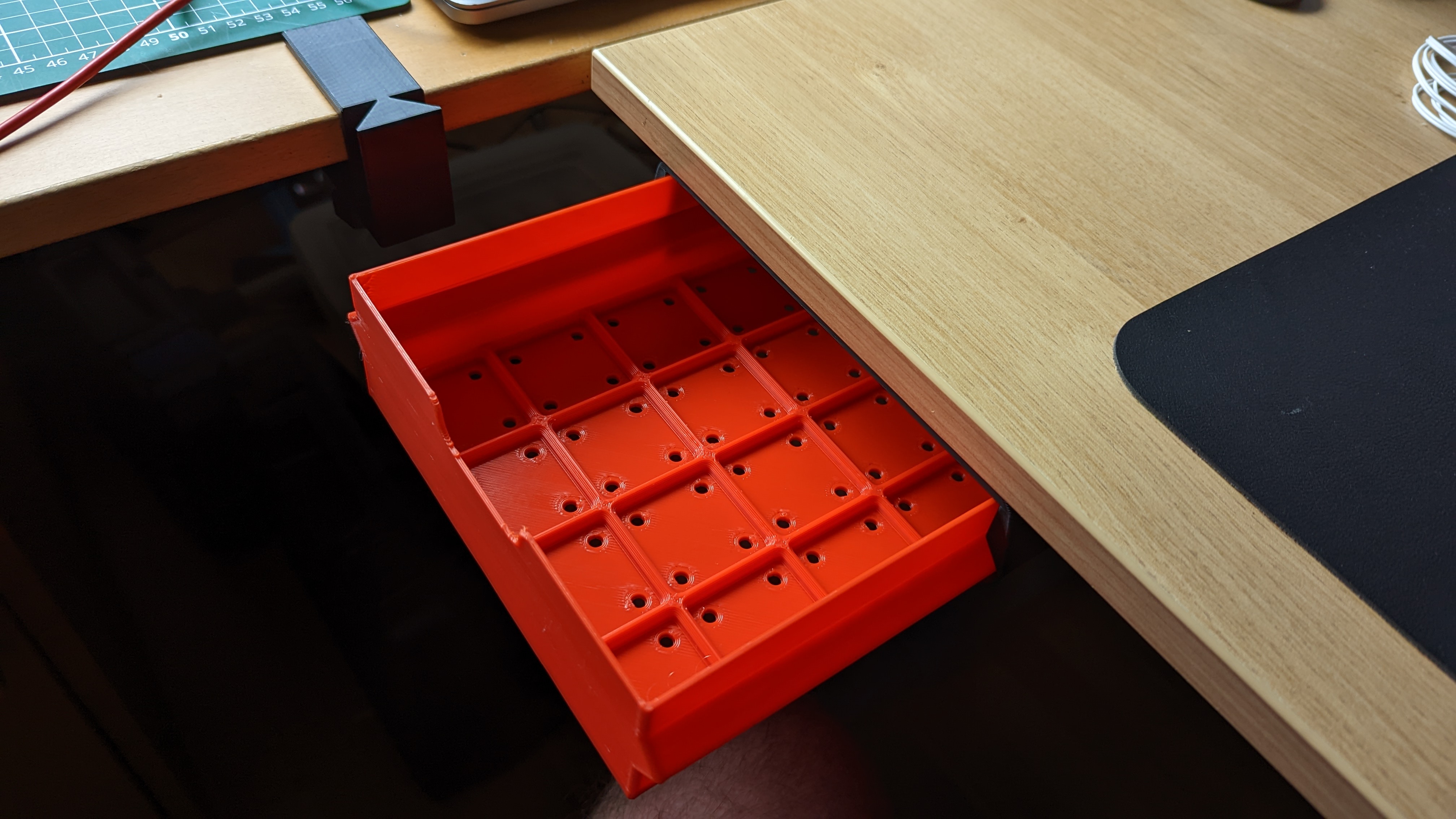 #Gridfinity Under-Desk Drawer - photo 2