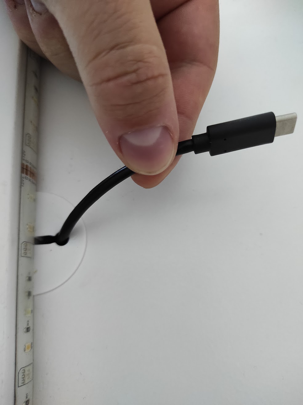 Cable insert for IKEA BRIMNES