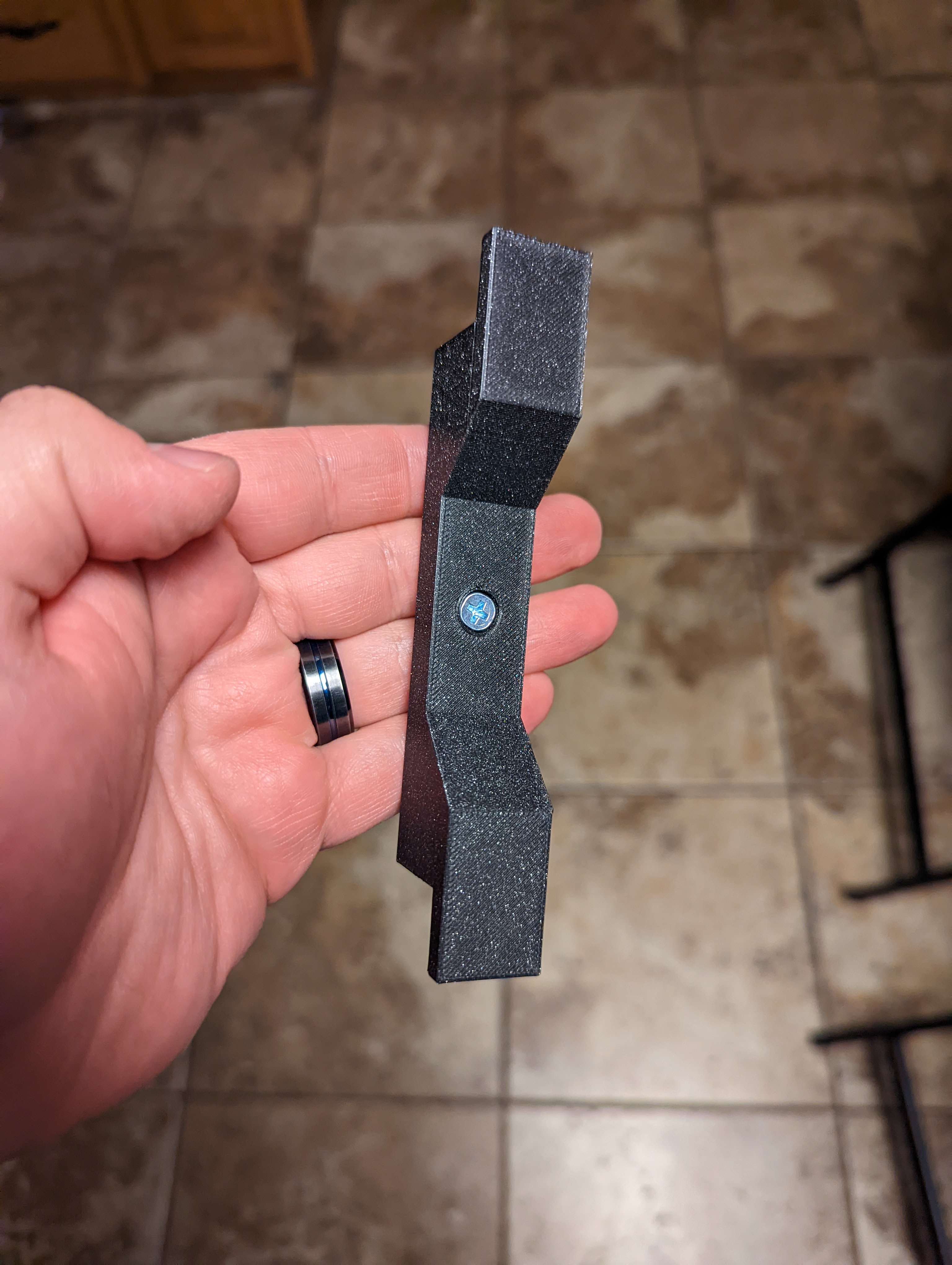 False Drawer Front Attachment Clip