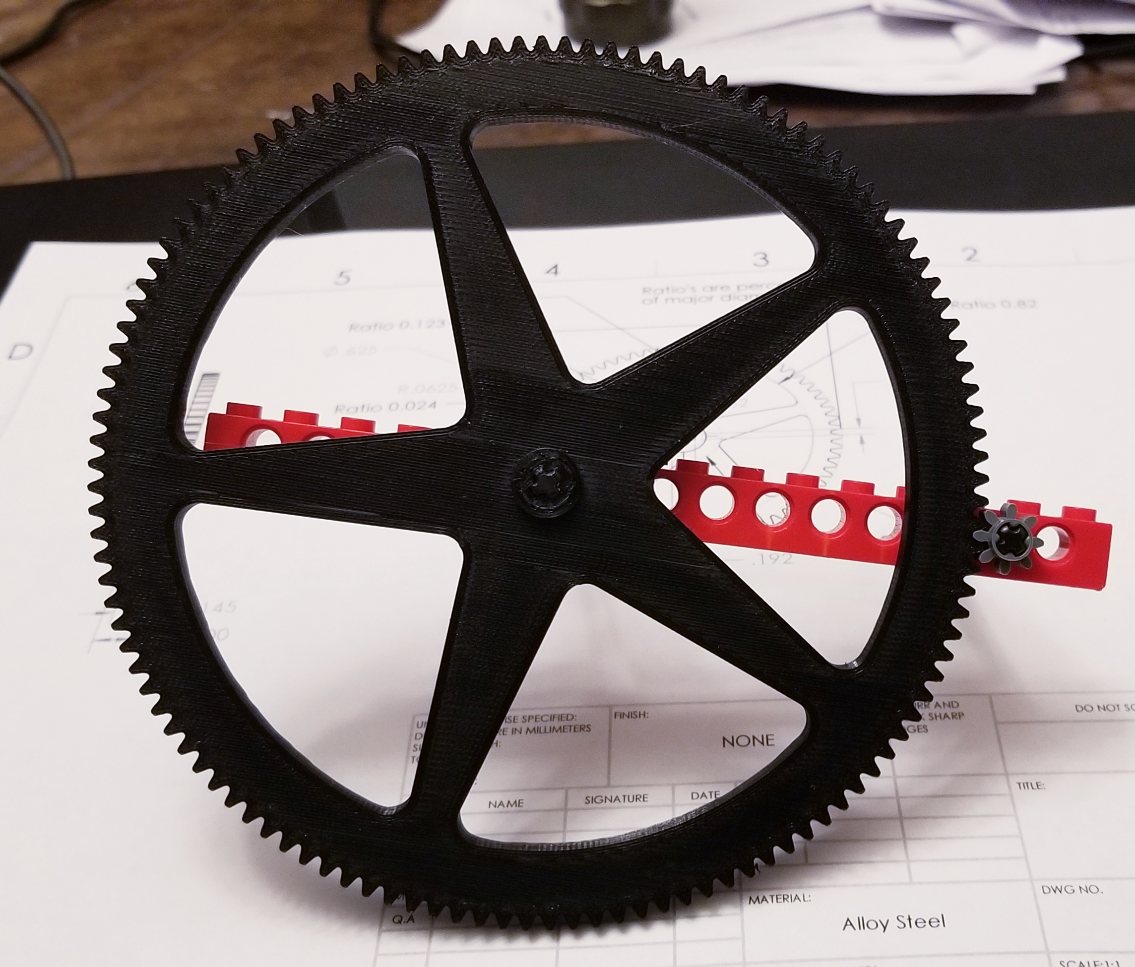 Lego Technic compatible 120 tooth gear