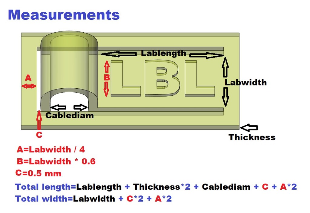 Cable-Label, customizable - photo 2